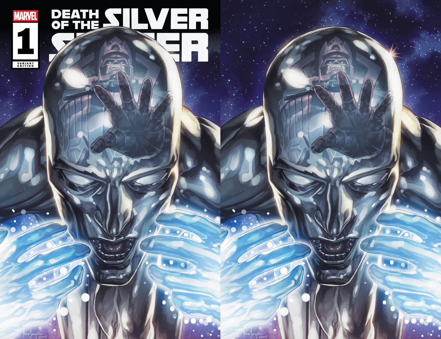 Death of Silver Surfer #1 Mico Suayan Heroes Con Exclusive Set