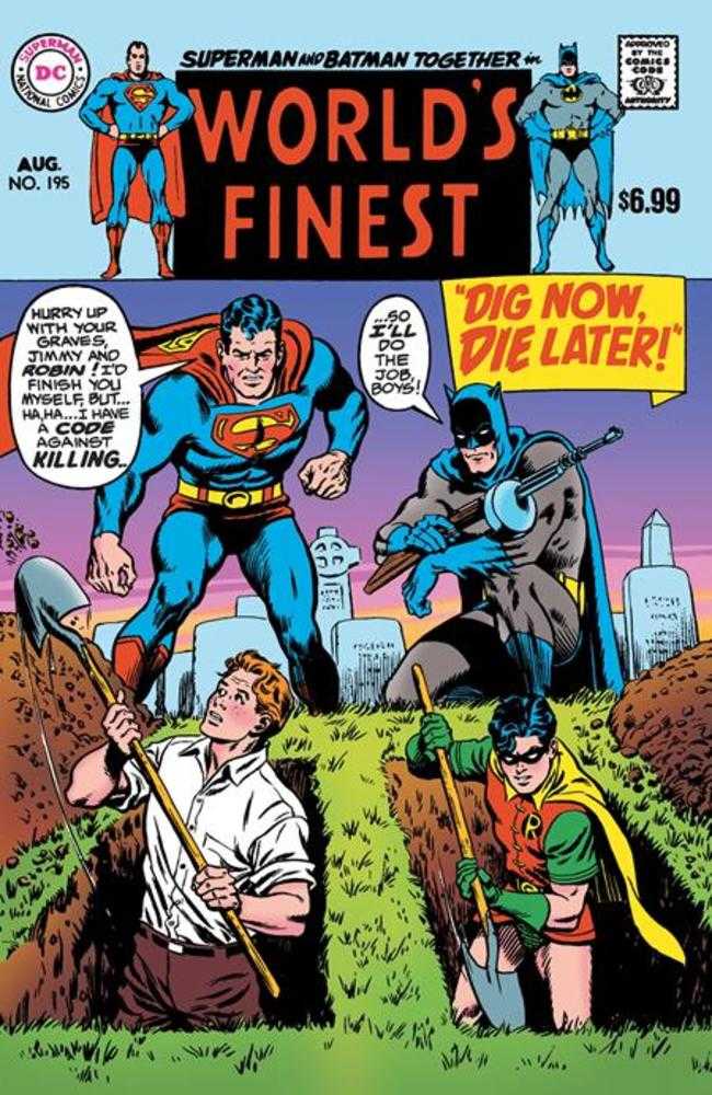 Worlds Finest Comics #195 Facsimile Edition Cover C Curt Swan Foil Variant