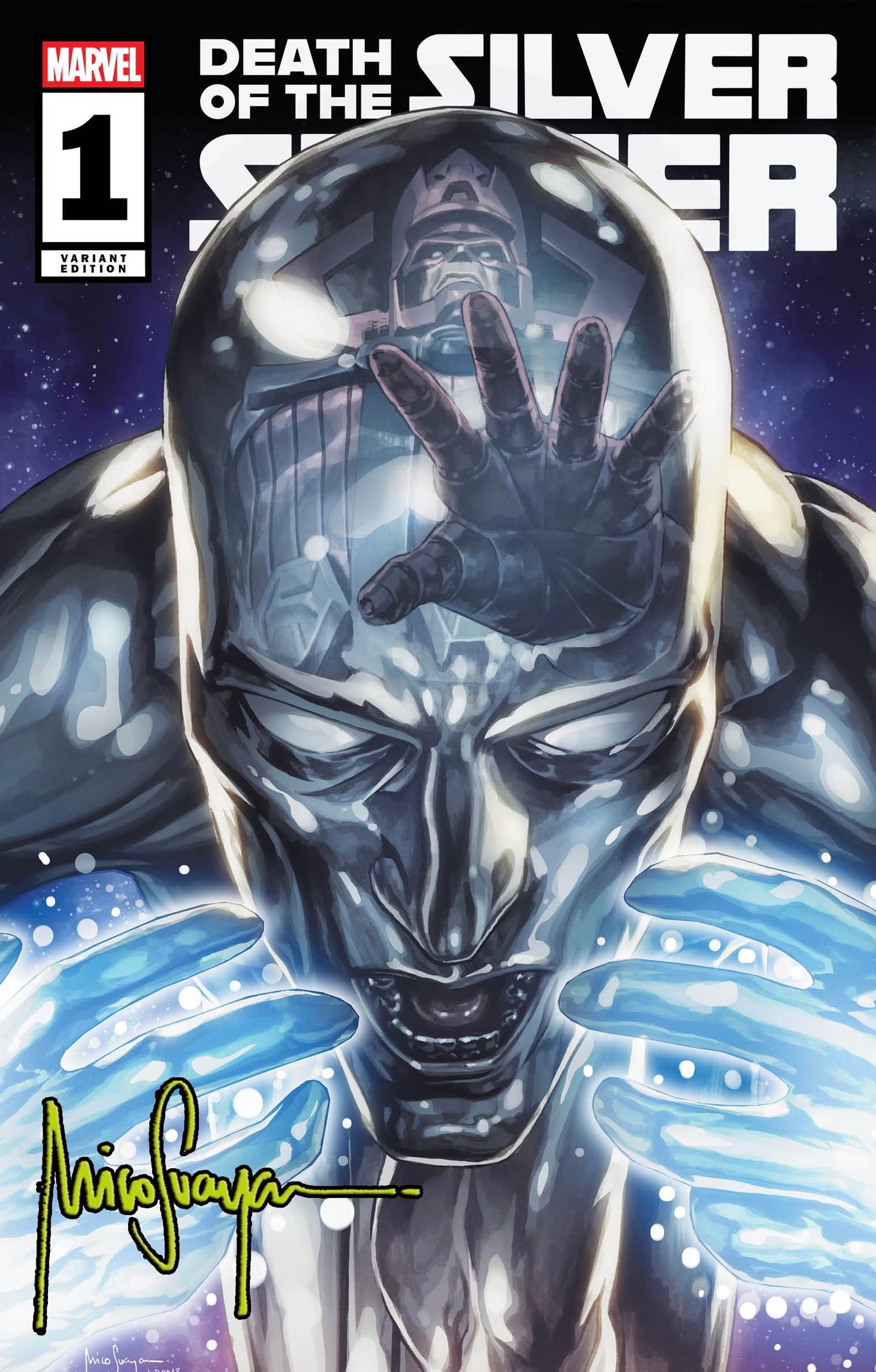 Death of Silver Surfer #1 Mico Suayan Heroes Con Exclusive