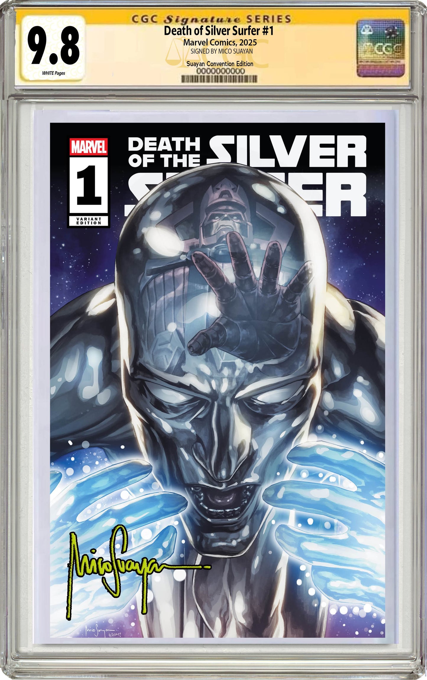 Death of Silver Surfer #1 Mico Suayan Heroes Con Exclusive