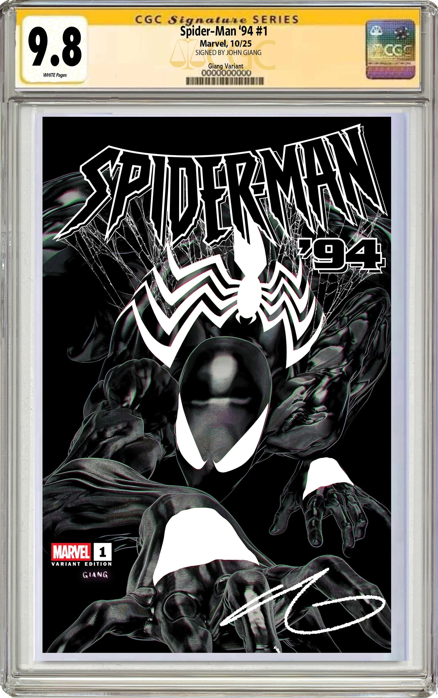 Spider-Man '94 #1 John Giang Negative Bleed Exclusive