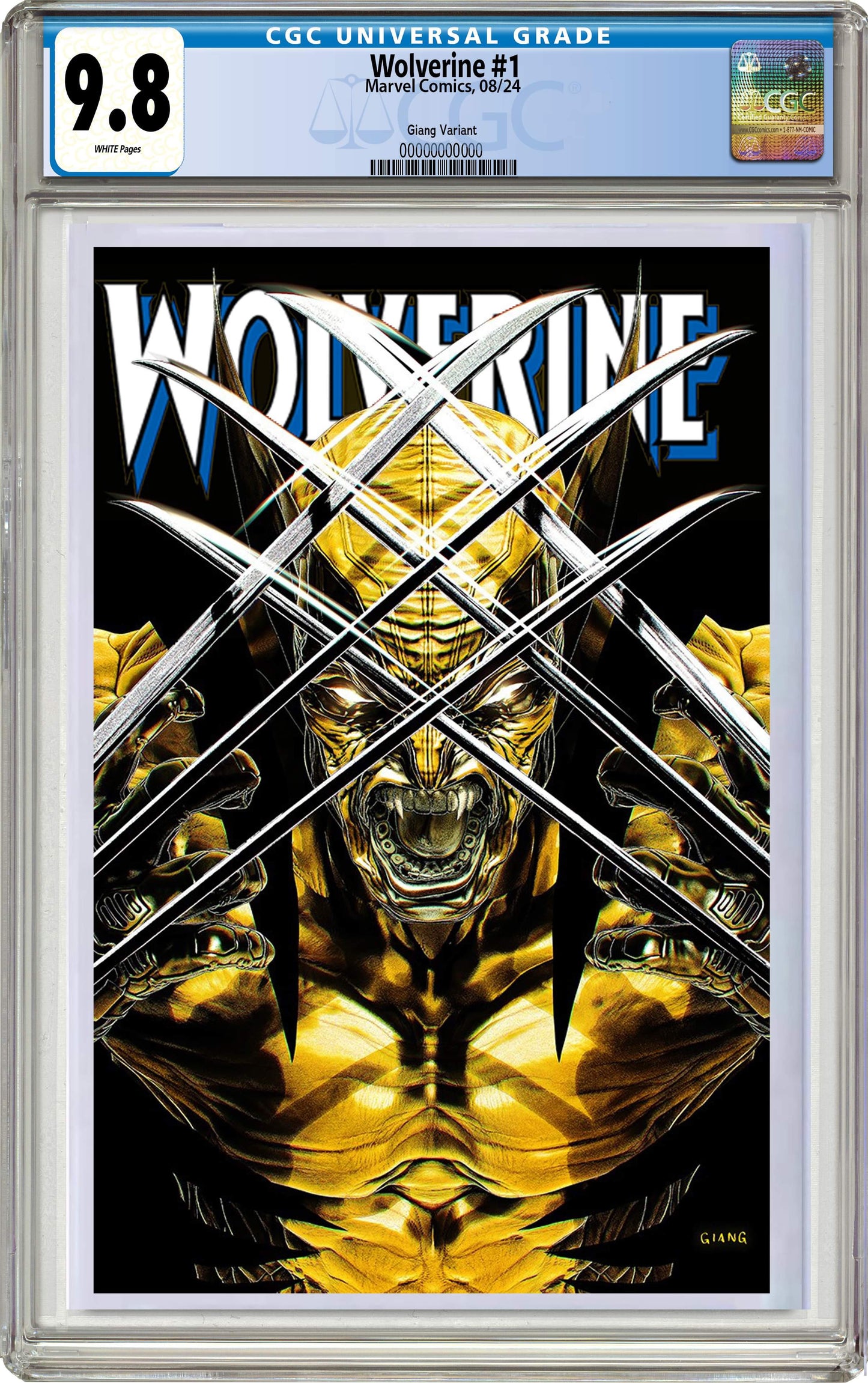 Wolverine #1 John Giang Negative Bleed Exclusive