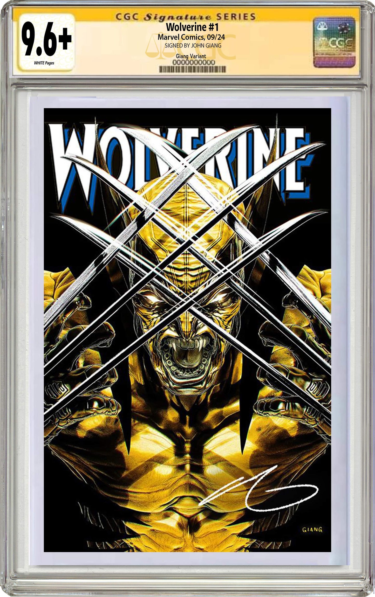 Wolverine #1 John Giang Negative Bleed Exclusive