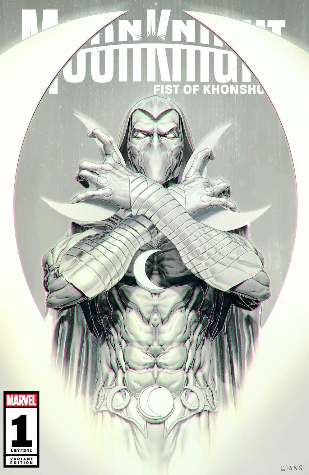 Moon Knight Fist of Khonshu #1 John Giang NYCC Negative Bleed Exclusive