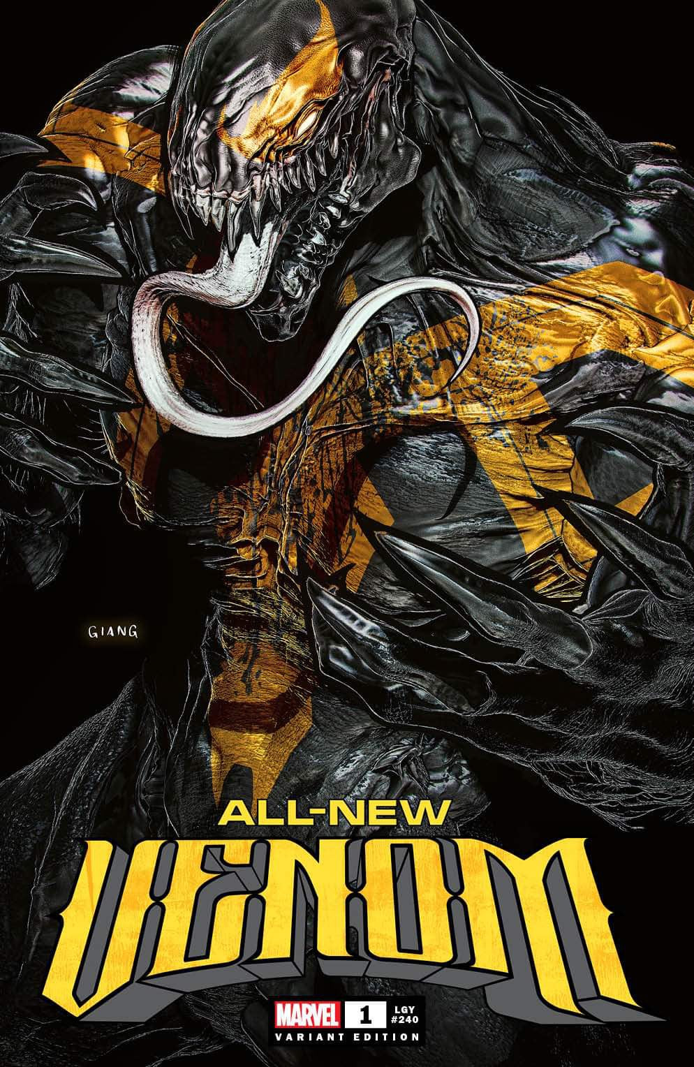 All-New Venom #1 John Giang Negative Bleed Exclusive