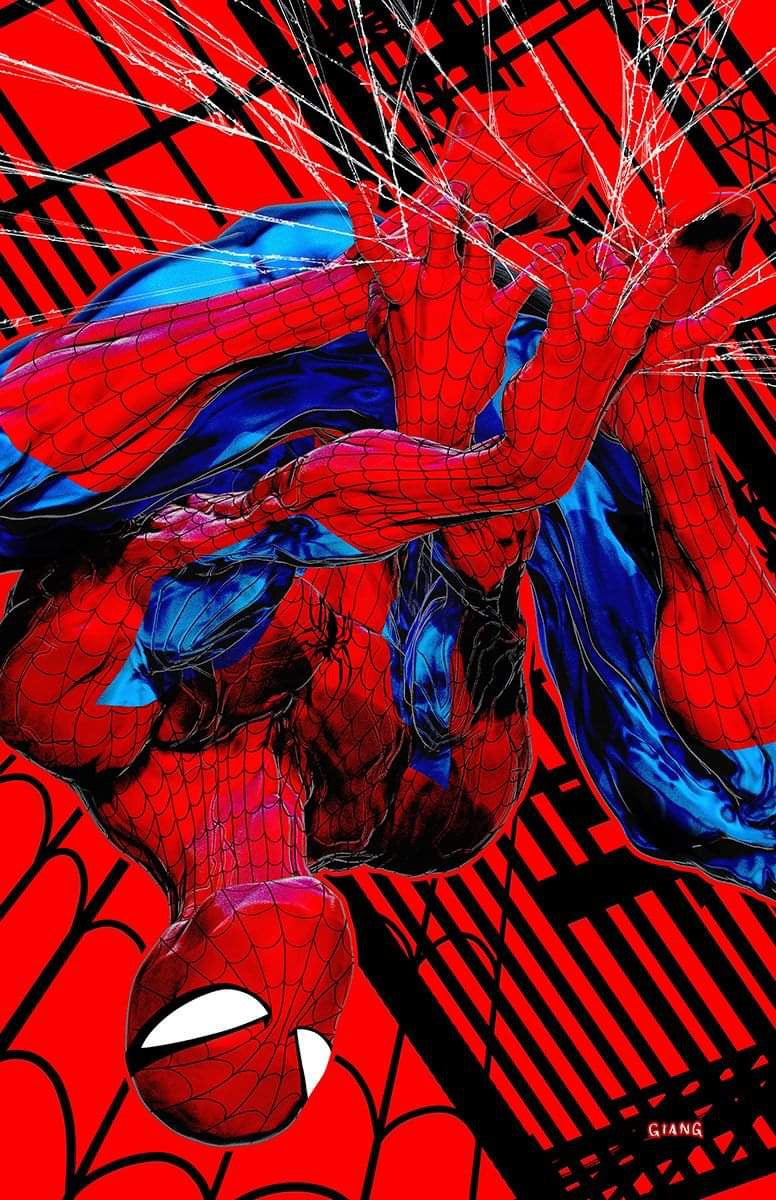 Amazing Spider-Man #64 John Giang Negative Bleed Virgin Exclusive