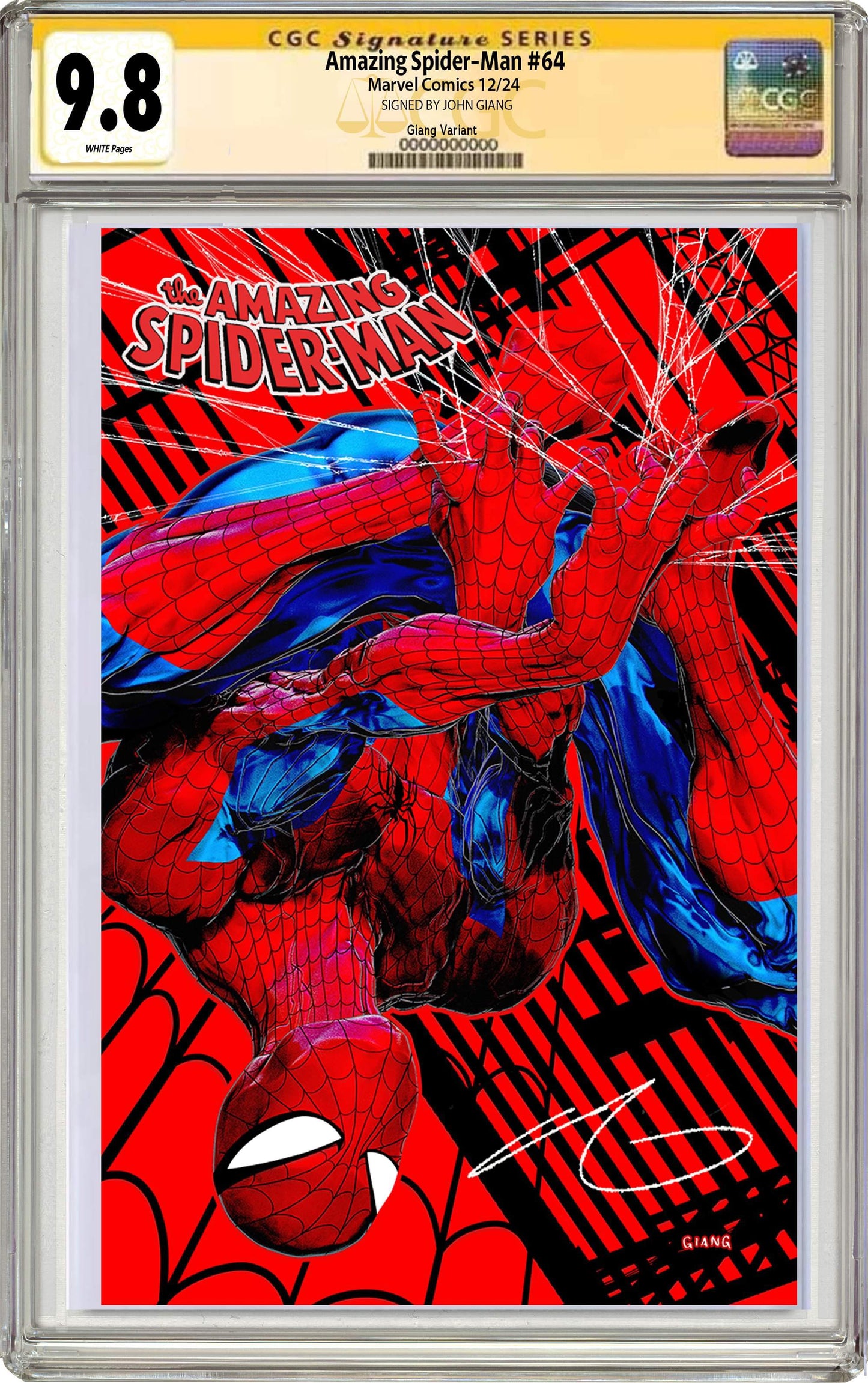 Amazing Spider-Man #64 John Giang Negative Bleed Exclusive