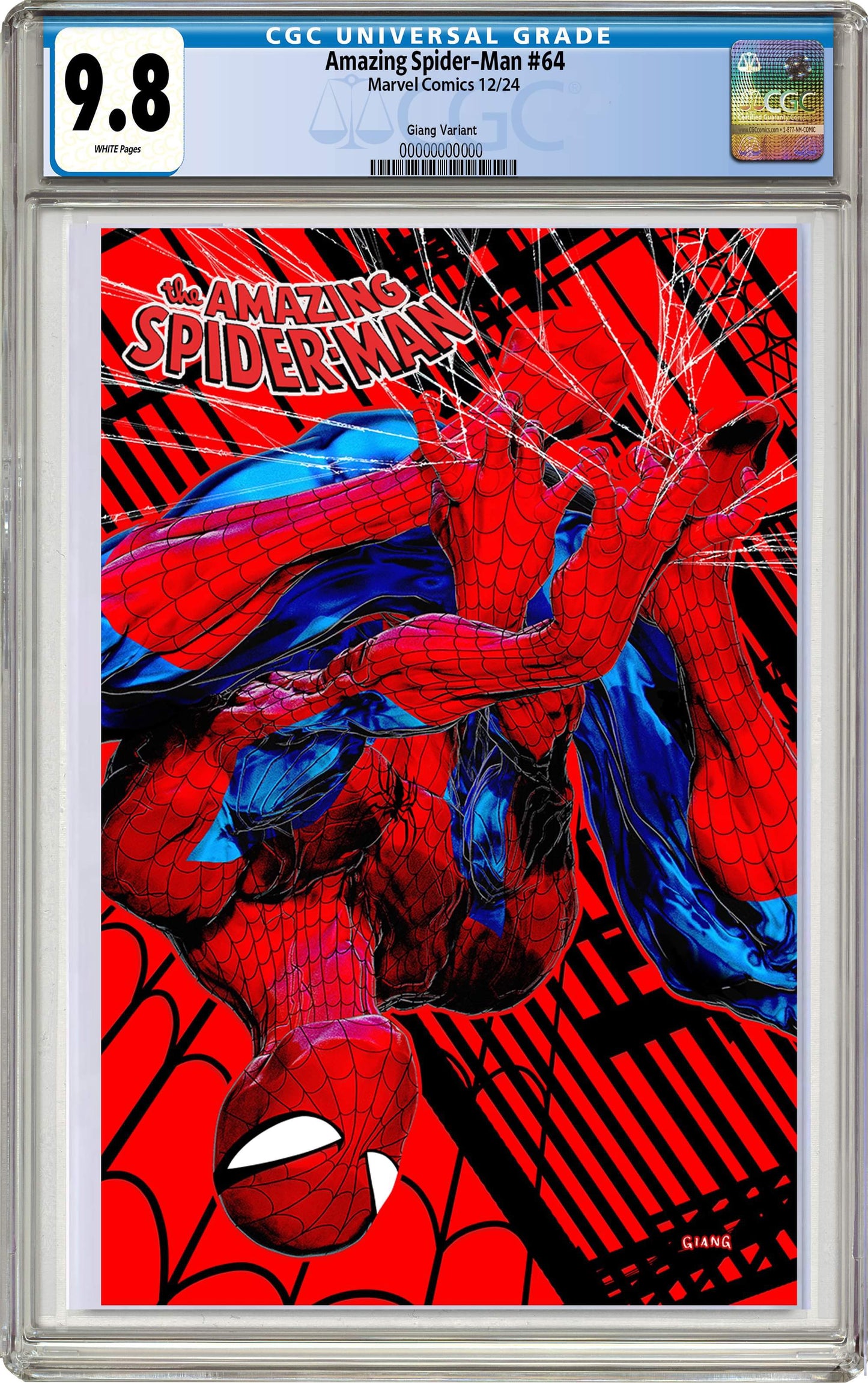 Amazing Spider-Man #64 John Giang Negative Bleed Exclusive