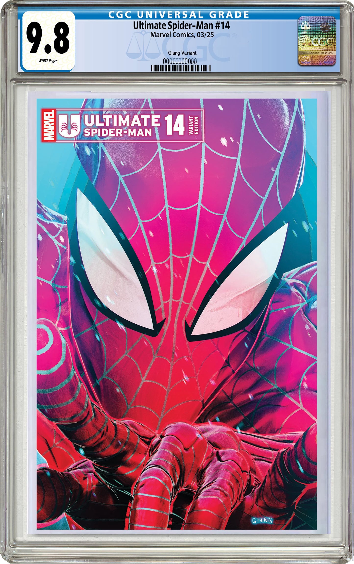 Ultimate Spider-Man #14 John Giang Negative Bleed Exclusive