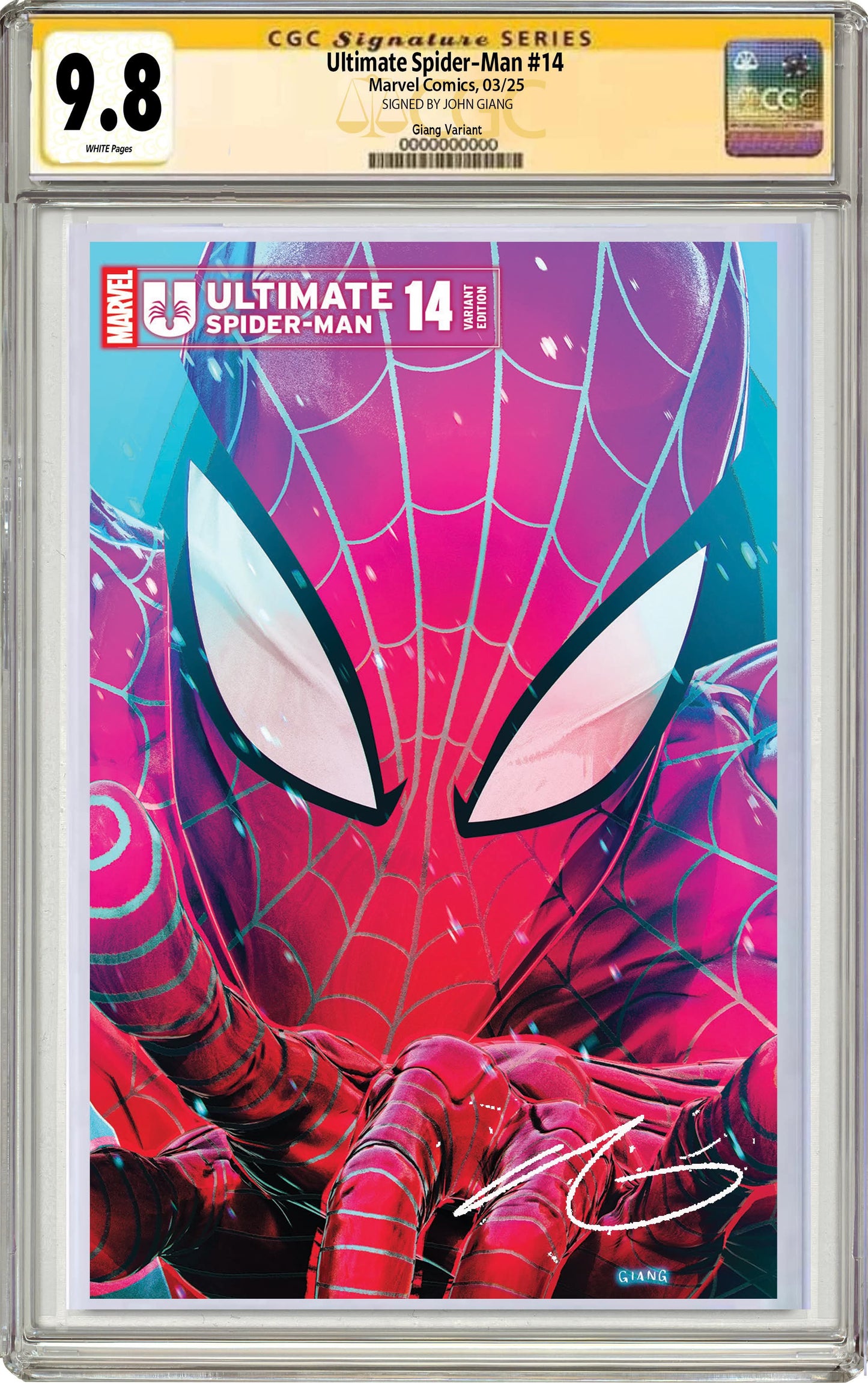 Ultimate Spider-Man #14 John Giang Negative Bleed Exclusive