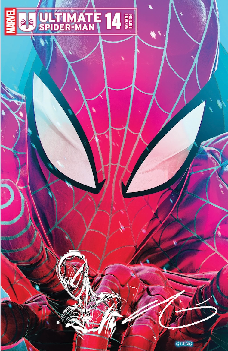 Ultimate Spider-Man #14 John Giang Negative Bleed Exclusive