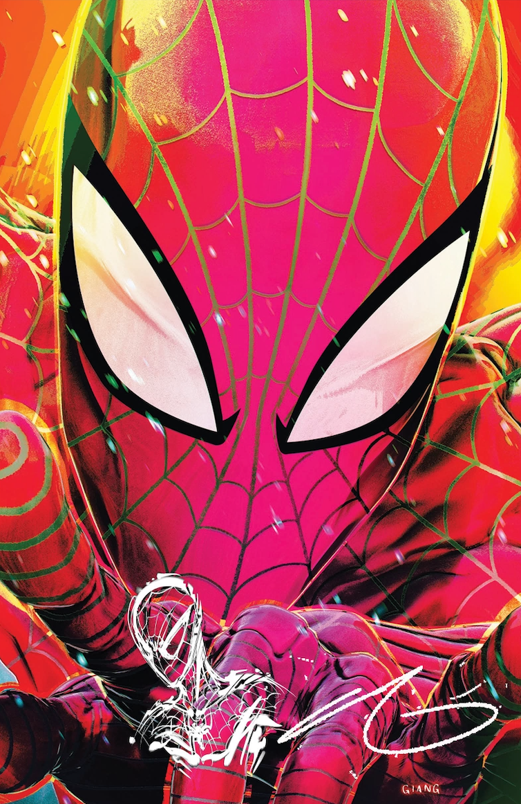 Ultimate Spider-Man #14 John Giang Negative Bleed Virgin Exclusive