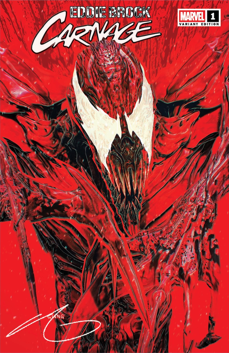 Eddie Brock Carnage #1 John Giang Negative Bleed MegaCon Exclusive