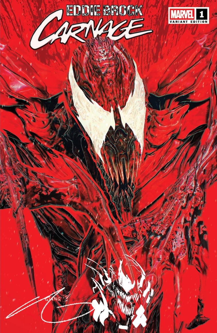 Eddie Brock Carnage #1 John Giang Negative Bleed MegaCon Exclusive