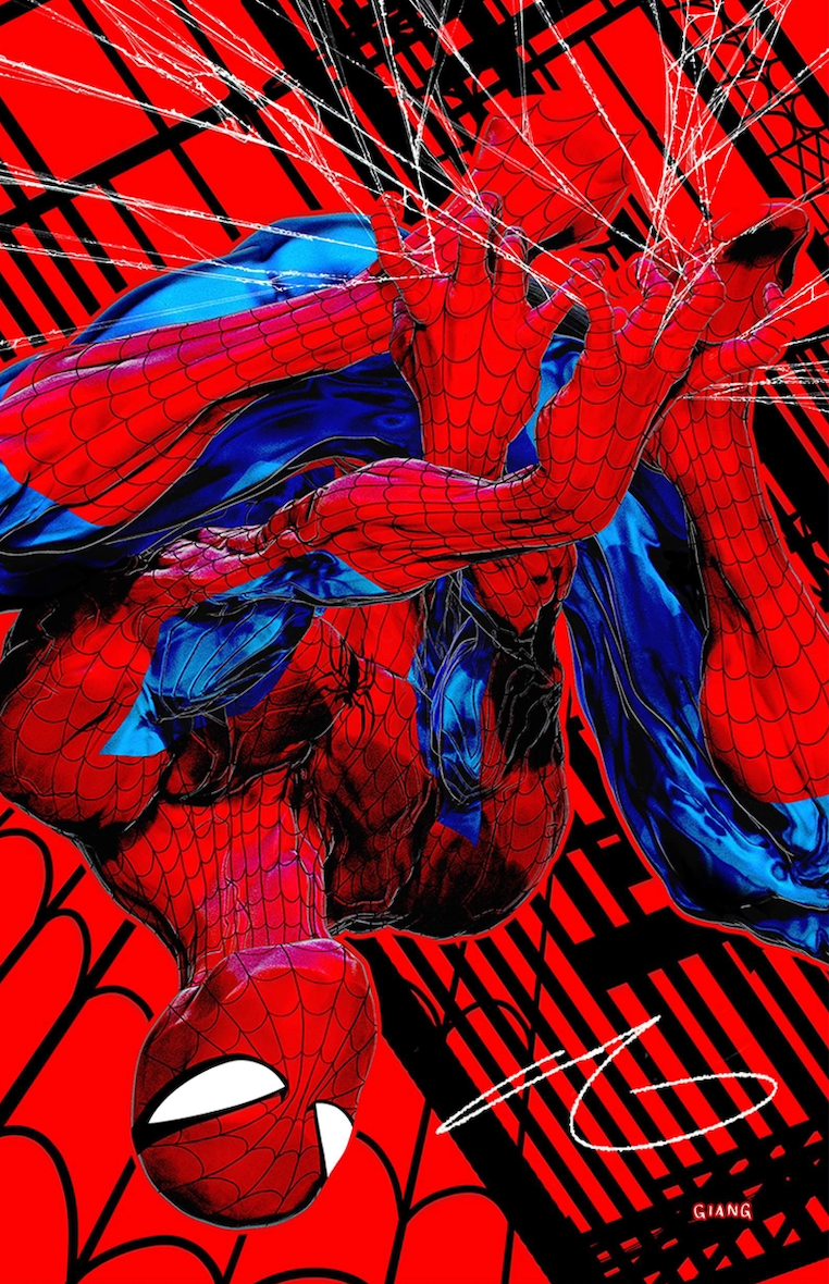 Amazing Spider-Man #64 John Giang Negative Bleed Virgin Exclusive