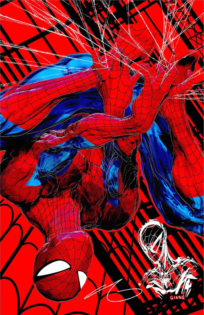 Amazing Spider-Man #64 John Giang Negative Bleed Virgin Exclusive