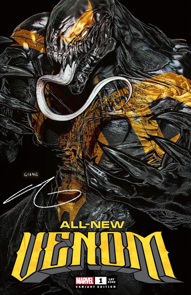 All-New Venom #1 John Giang Negative Bleed Exclusive
