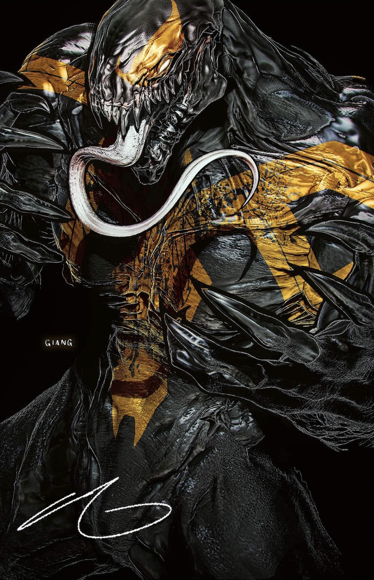 All-New Venom #1 John Giang Negative Bleed Virgin Exclusive