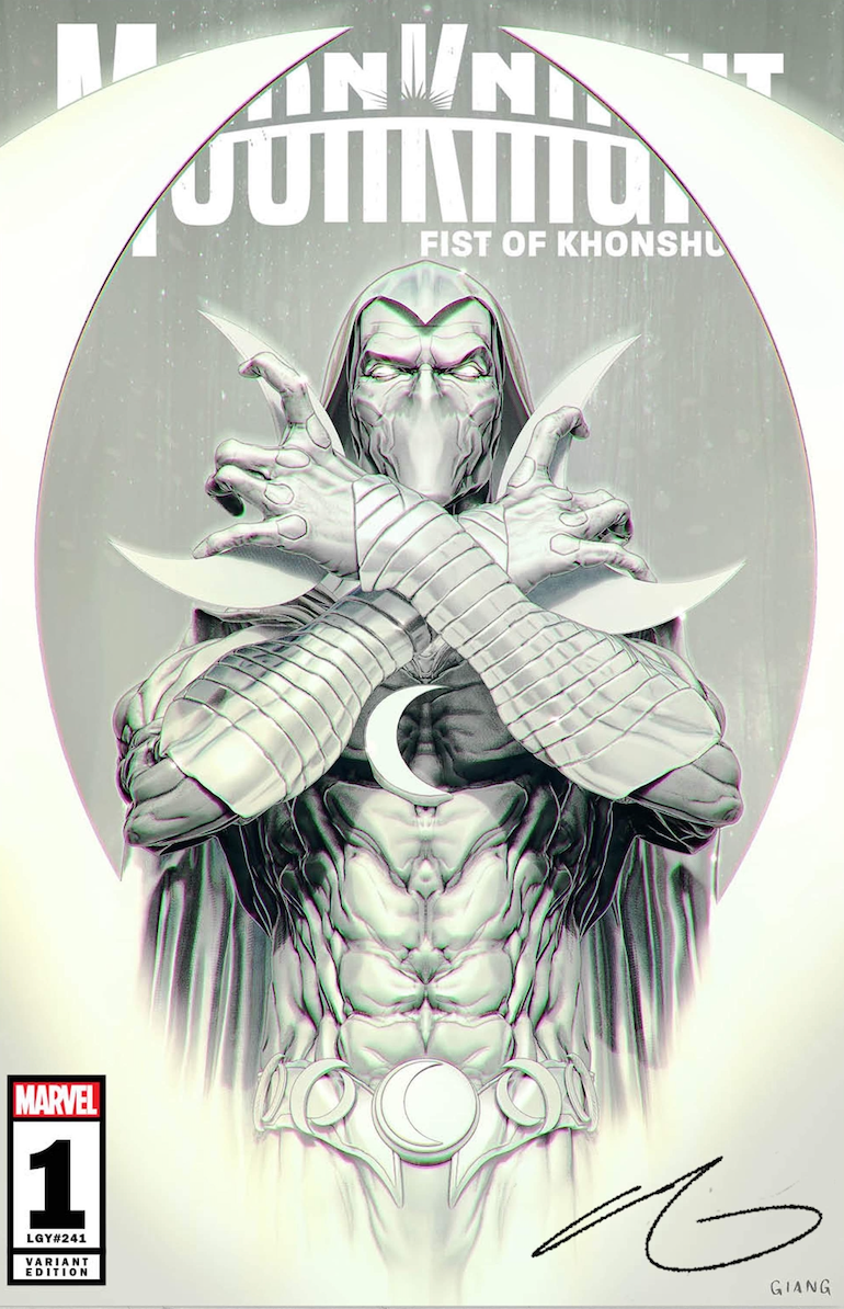Moon Knight Fist of Khonshu #1 John Giang NYCC Negative Bleed Exclusive
