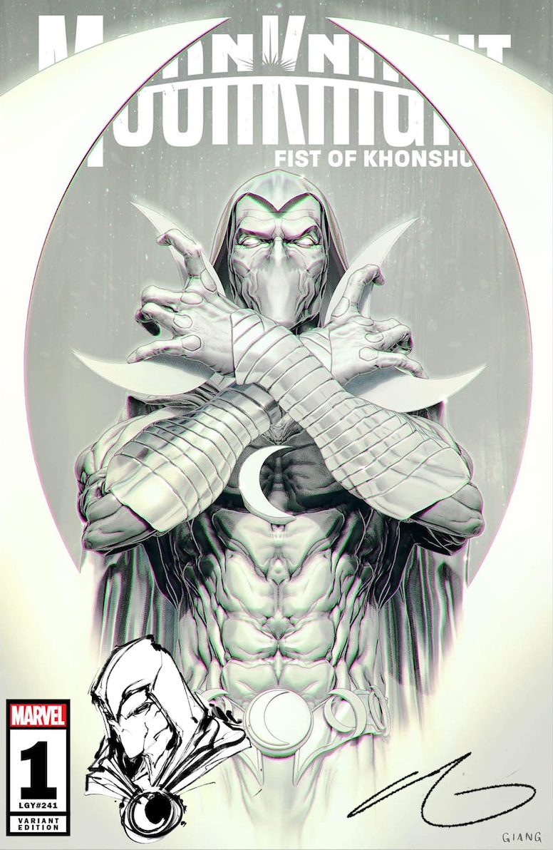 Moon Knight Fist of Khonshu #1 John Giang NYCC Negative Bleed Exclusive