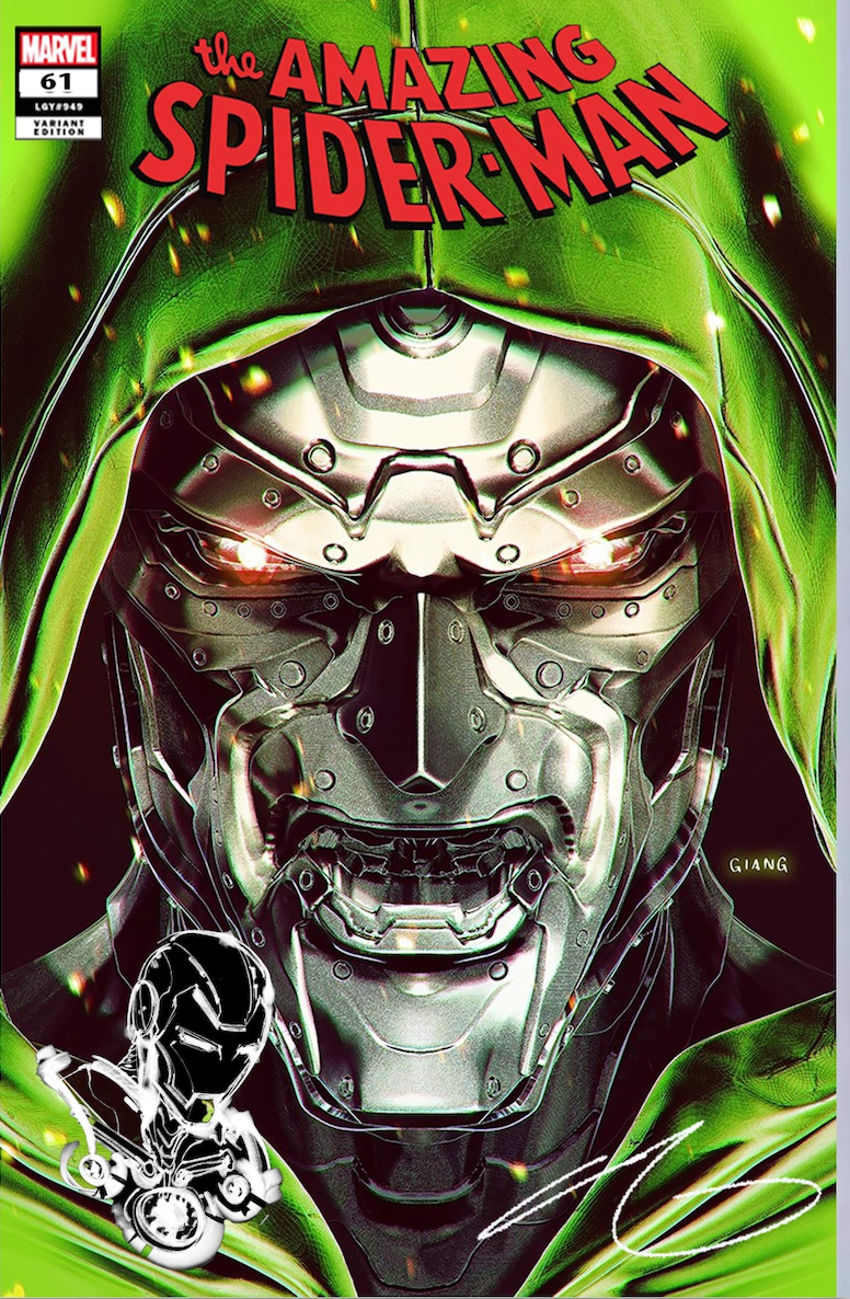 Amazing Spider-Man #61 John Giang Negative Bleed Exclusive