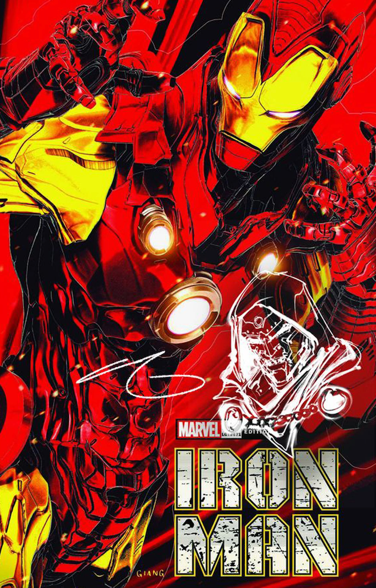 Iron Man #1 John Giang Negative Bleed Exclusive