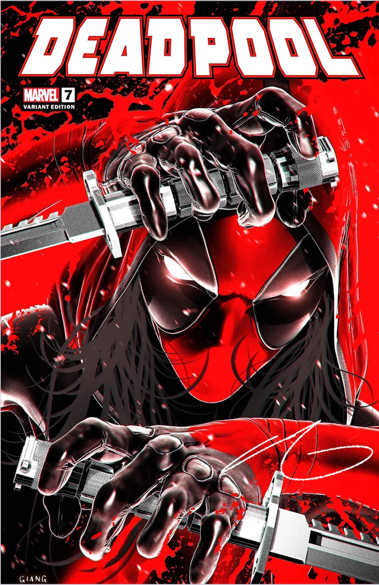 Deadpool #7 John Giang Negative Bleed Exclusive