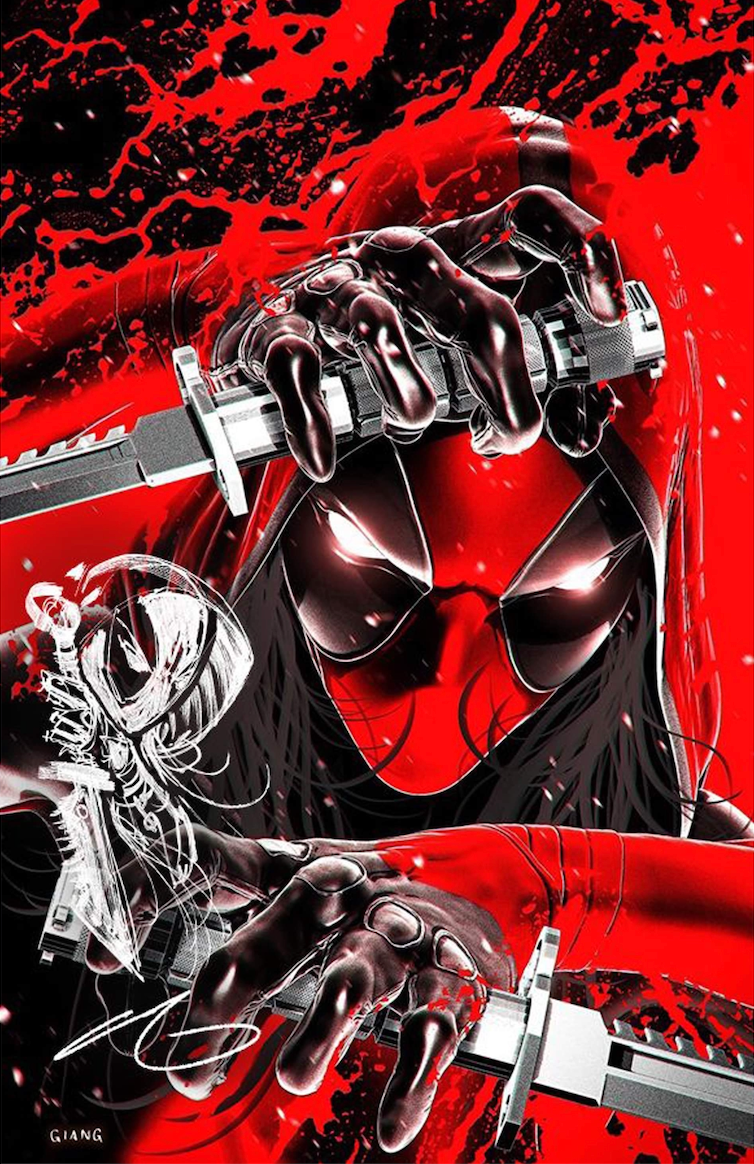 Deadpool #7 John Giang Negative Bleed Virgin Exclusive