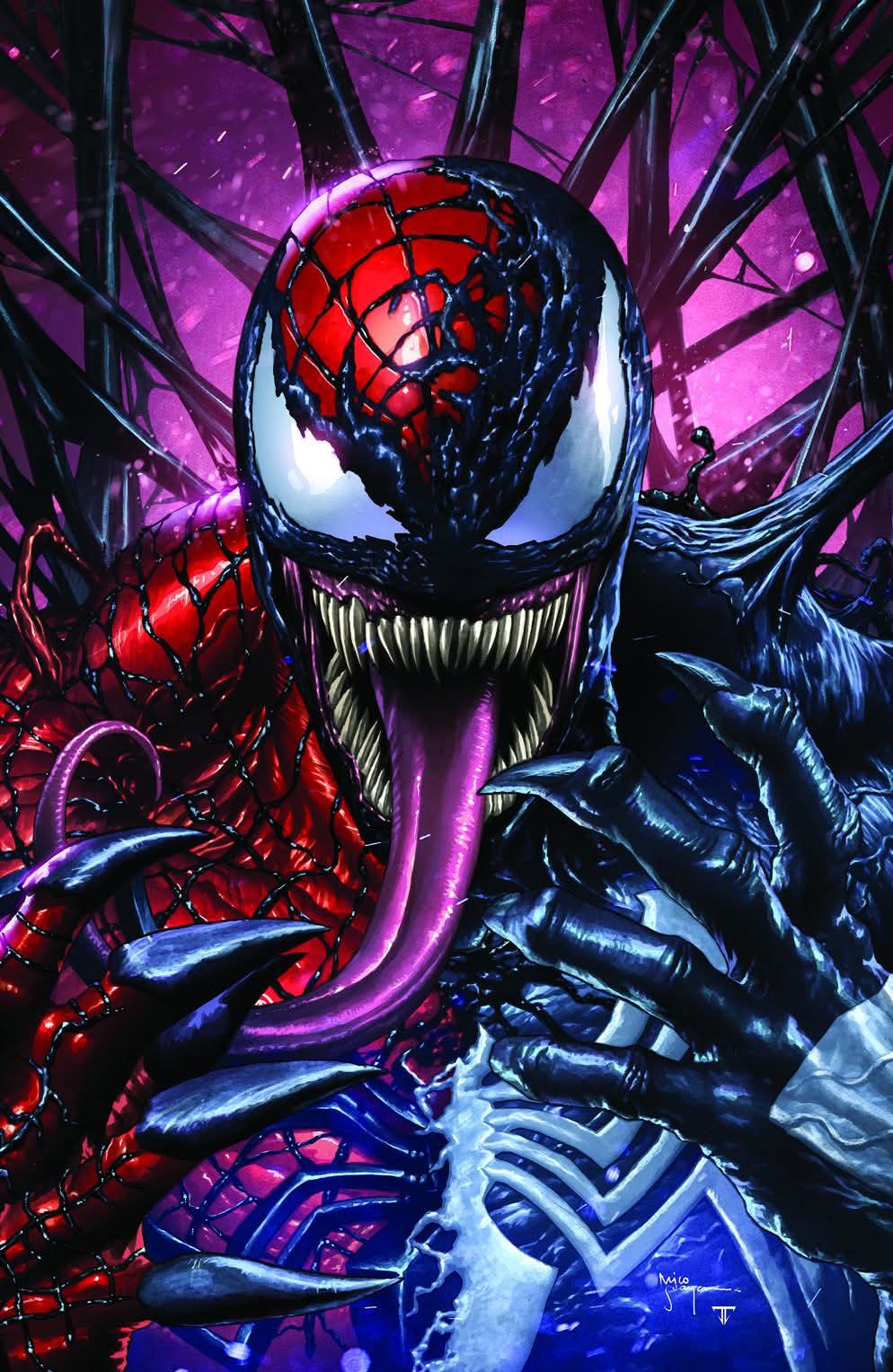 アメコミ Amazing spider man #252 初登場 Venom Venom #252 Mico Suayan Virgin Singapore Comic Con Exclusive