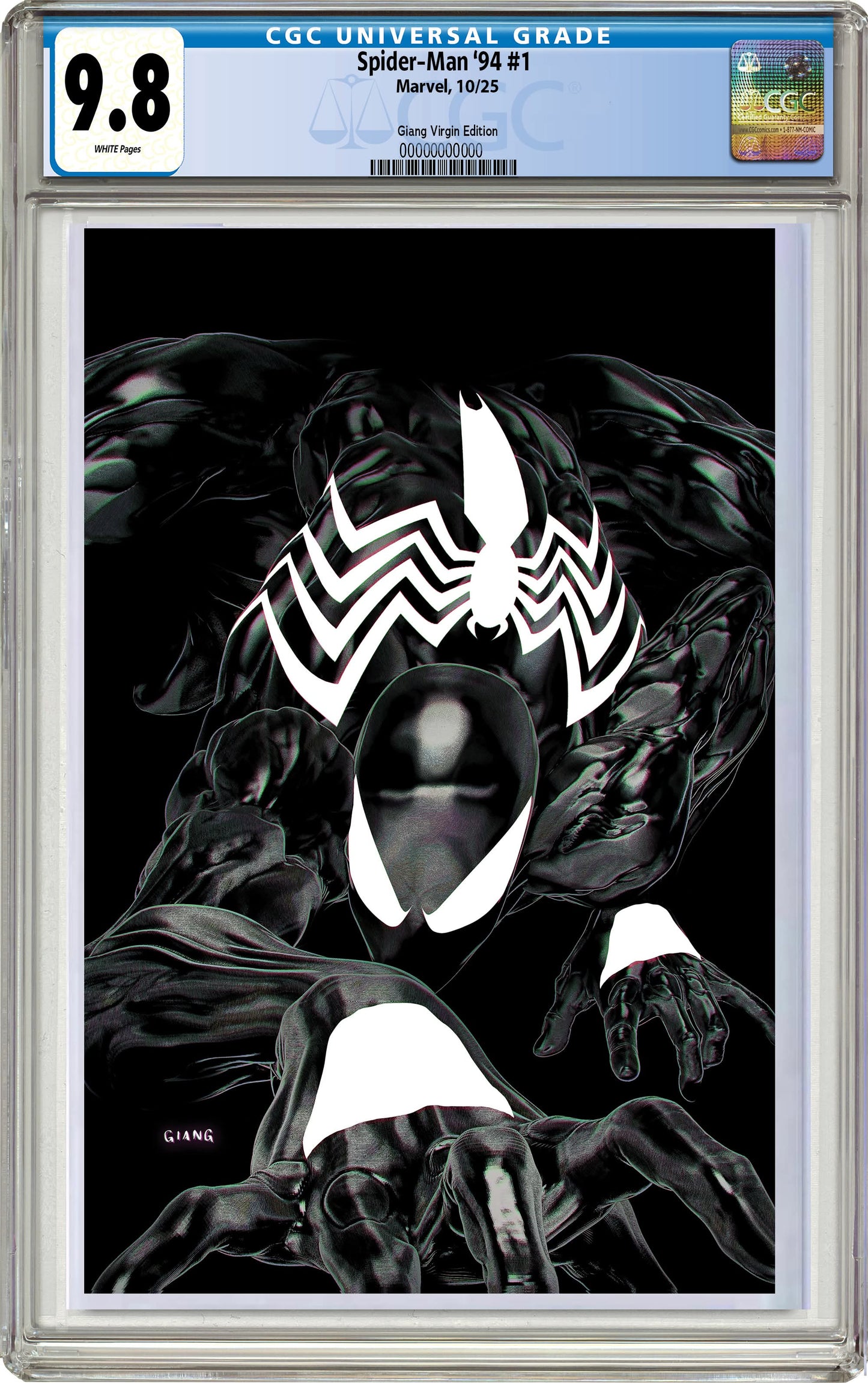 Spider-Man '94 #1 John Giang Negative Bleed Virgin Exclusive