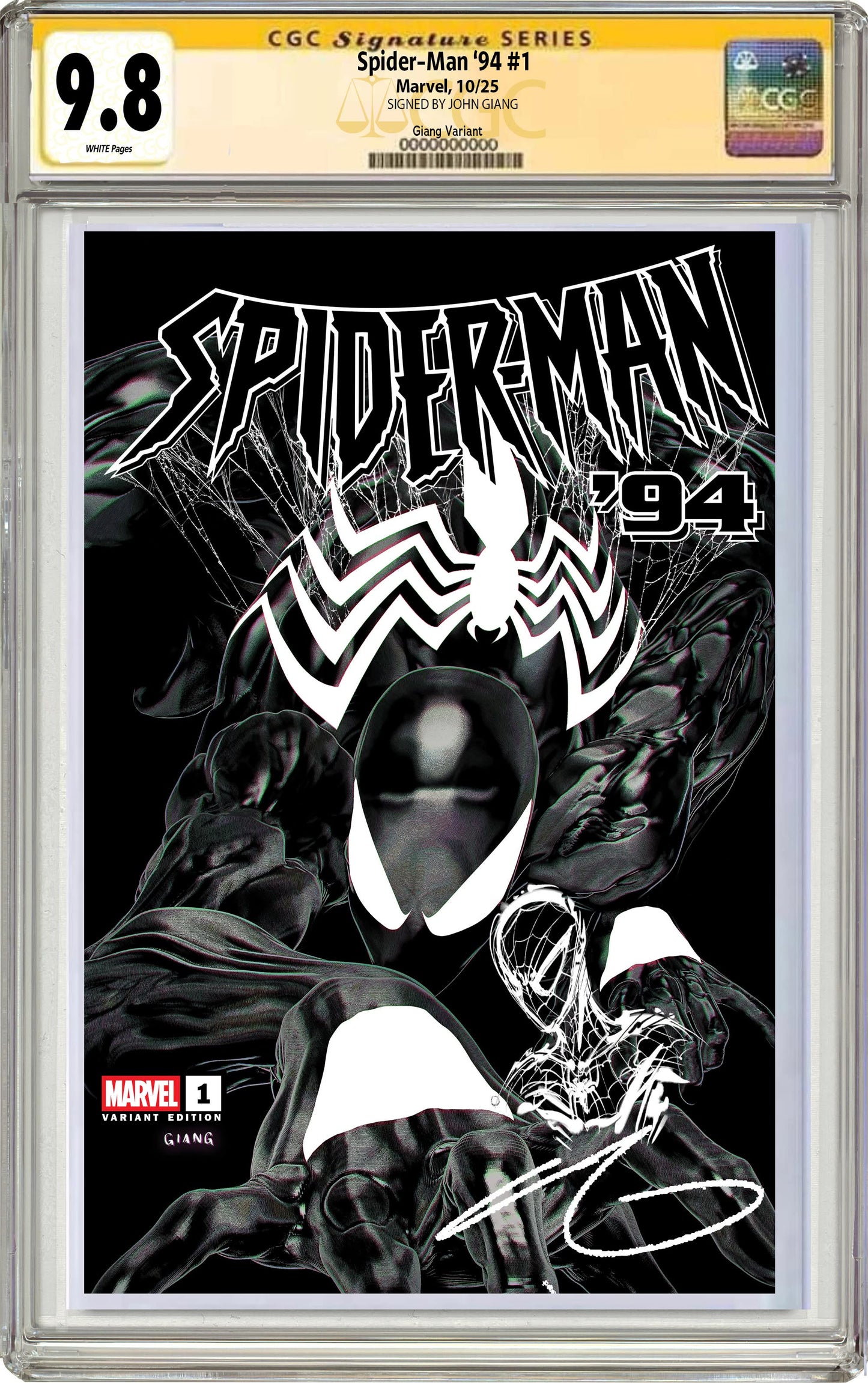 Spider-Man '94 #1 John Giang Negative Bleed Exclusive