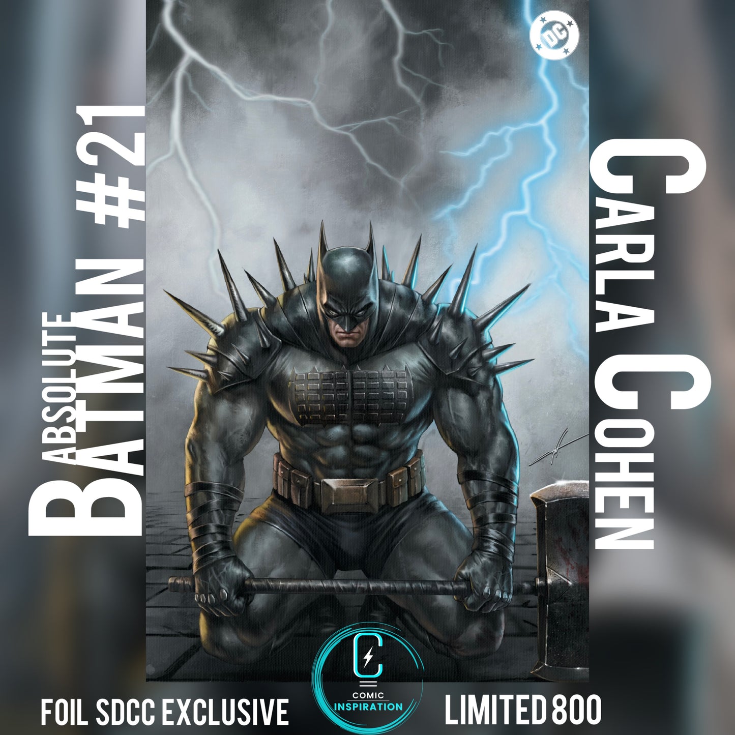 Absolute Batman #21 Carla Cohen Virgin Foil SDCC Exclusive