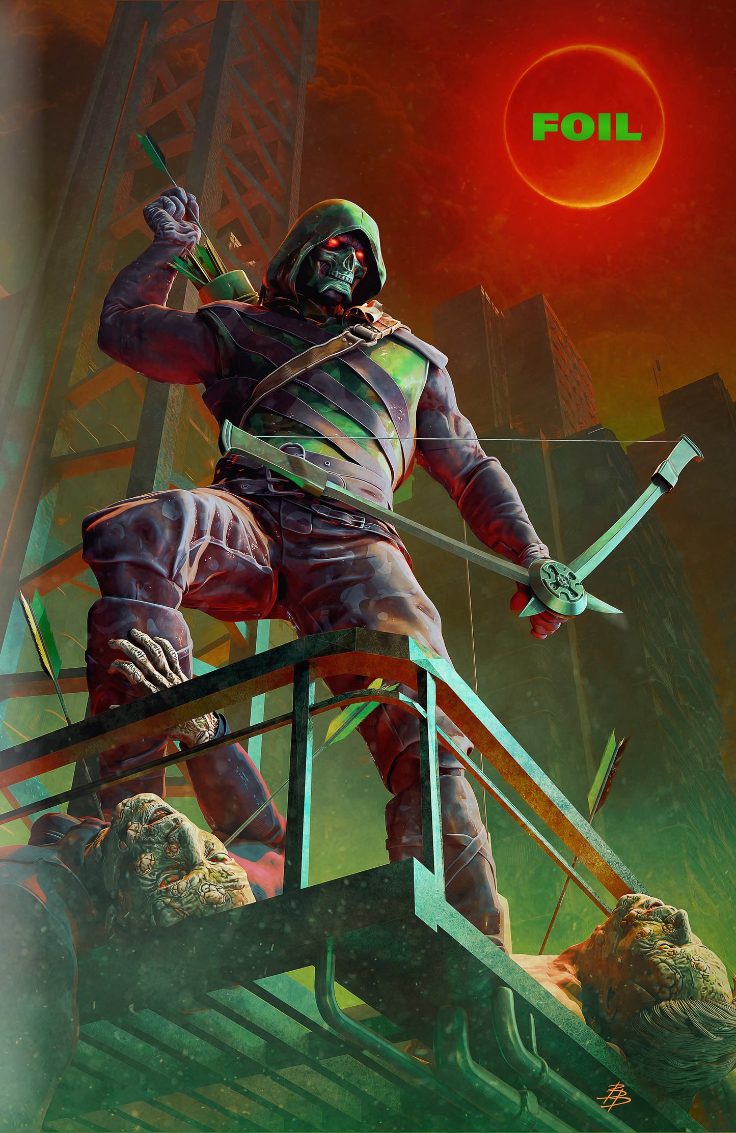 Absolute Green Arrow #1 Bjorn Barends Virgin Foil FanExpo Philly Exclusive
