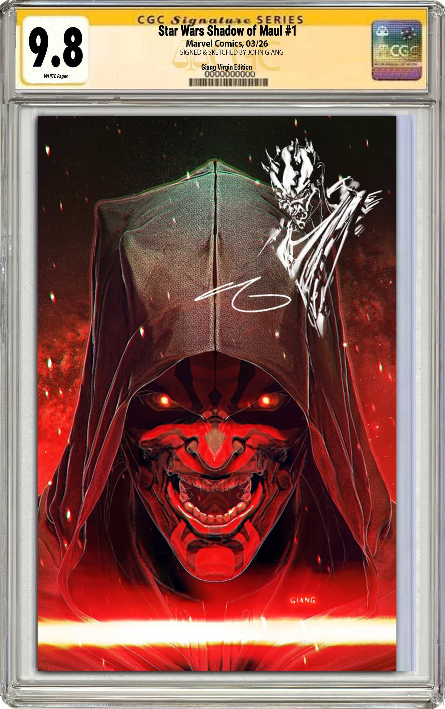 Star Wars: Shadow of Maul #1 John Giang Virgin MegaCon Exclusive