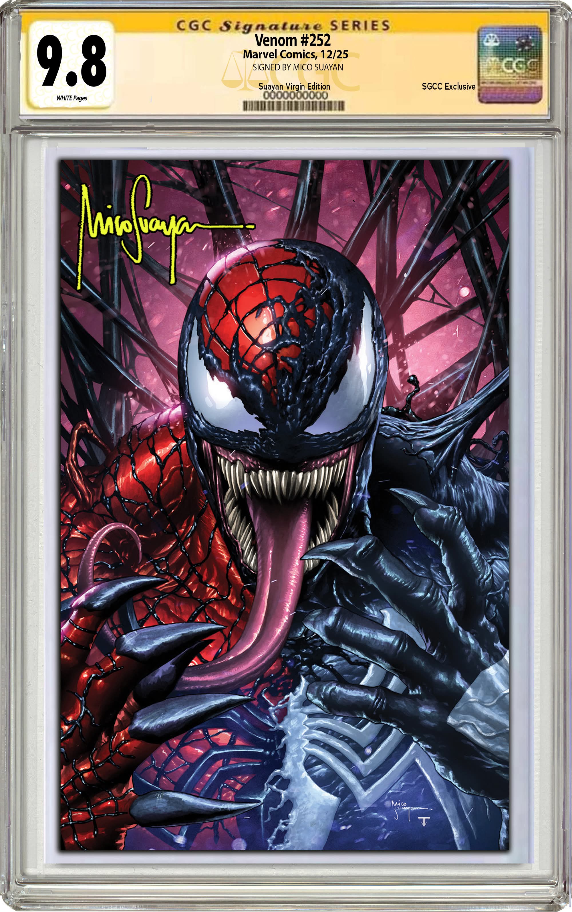 アメコミ Amazing spider man #252 初登場 Venom Venom #252 Mico Suayan Virgin Singapore Comic Con Exclusive