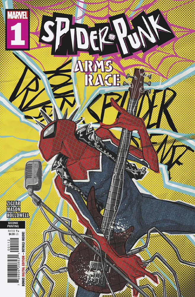 Spider Punk: Arms Race #1 David Baldeon 2nd Printing Variant
