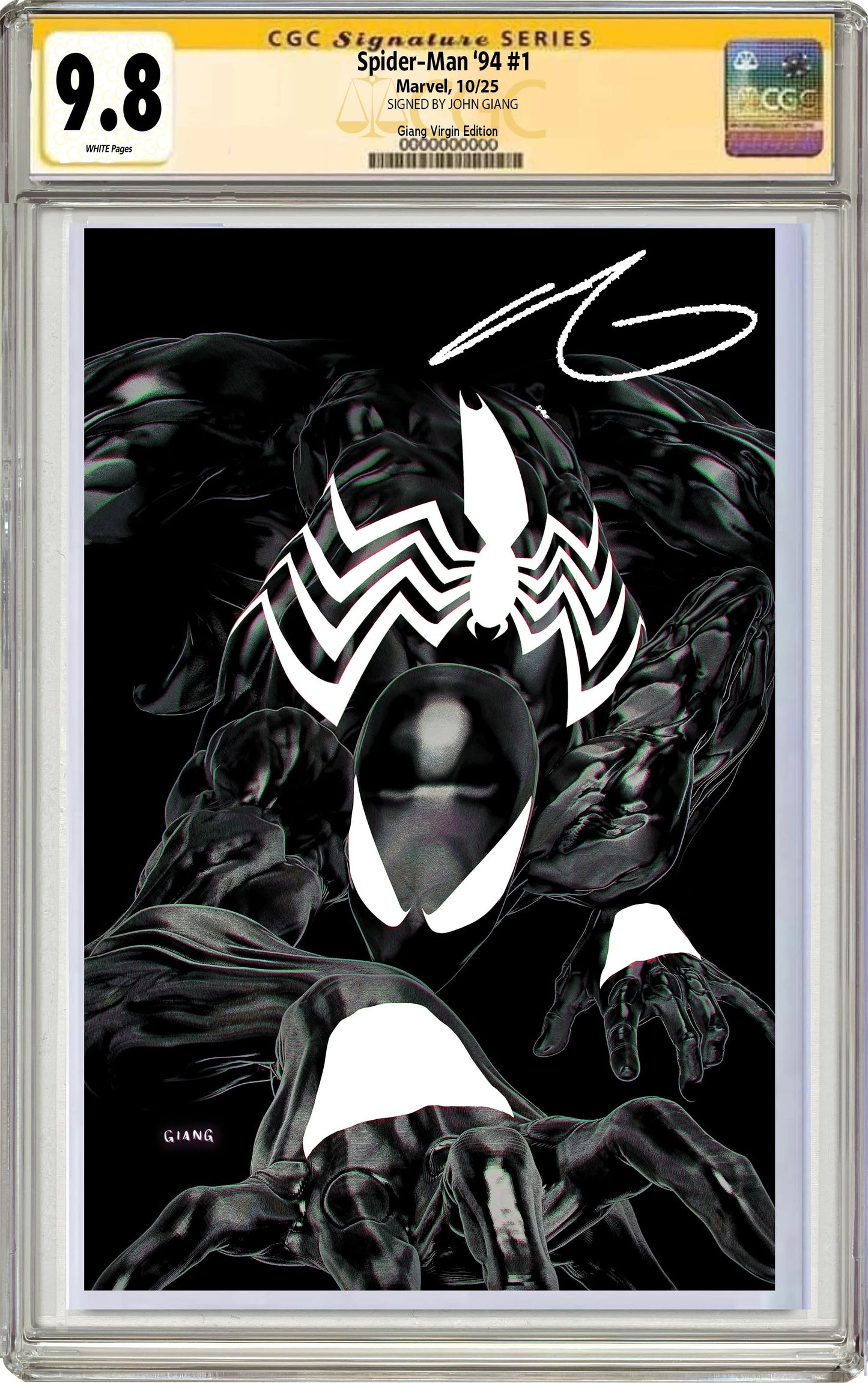 Spider-Man '94 #1 John Giang Negative Bleed Virgin Exclusive