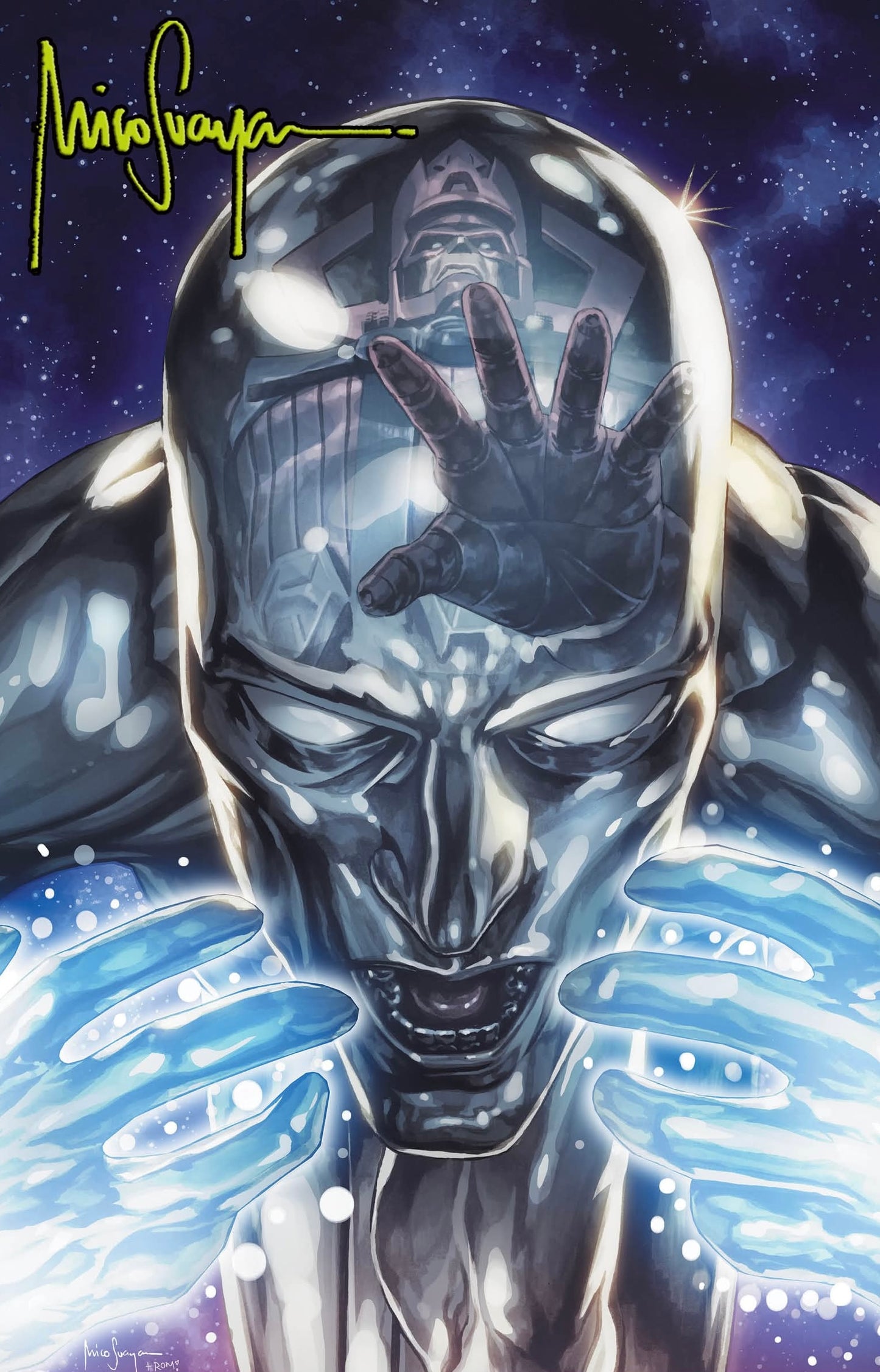 Death of Silver Surfer #1 Mico Suayan Heroes Con Virgin Exclusive