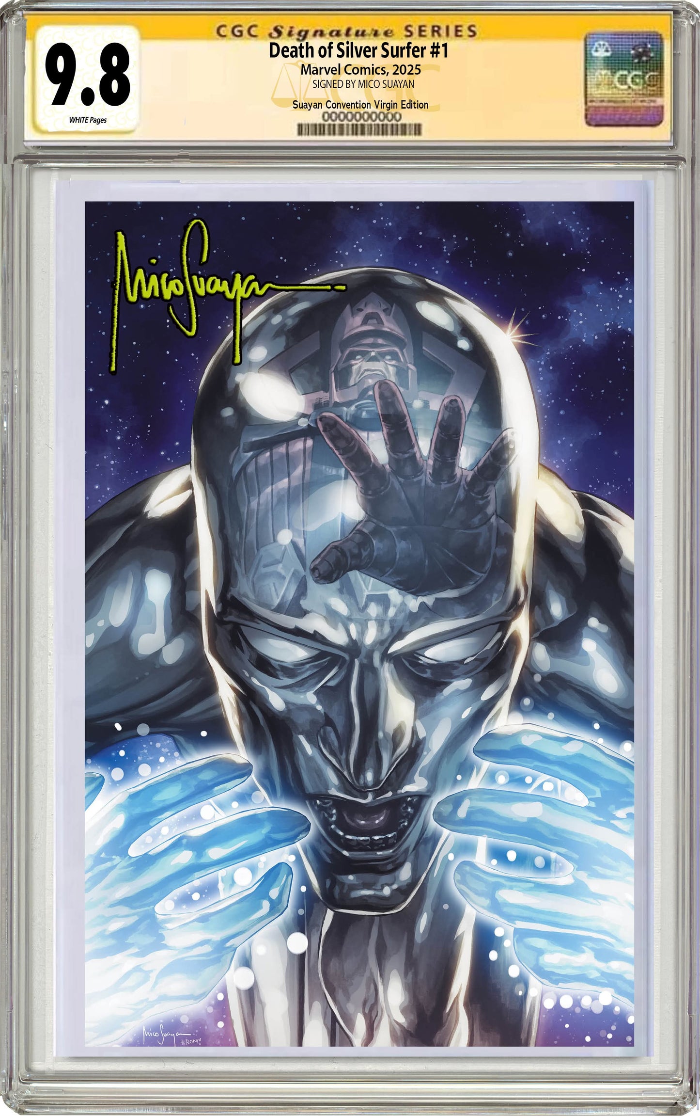 Death of Silver Surfer #1 Mico Suayan Heroes Con Virgin Exclusive