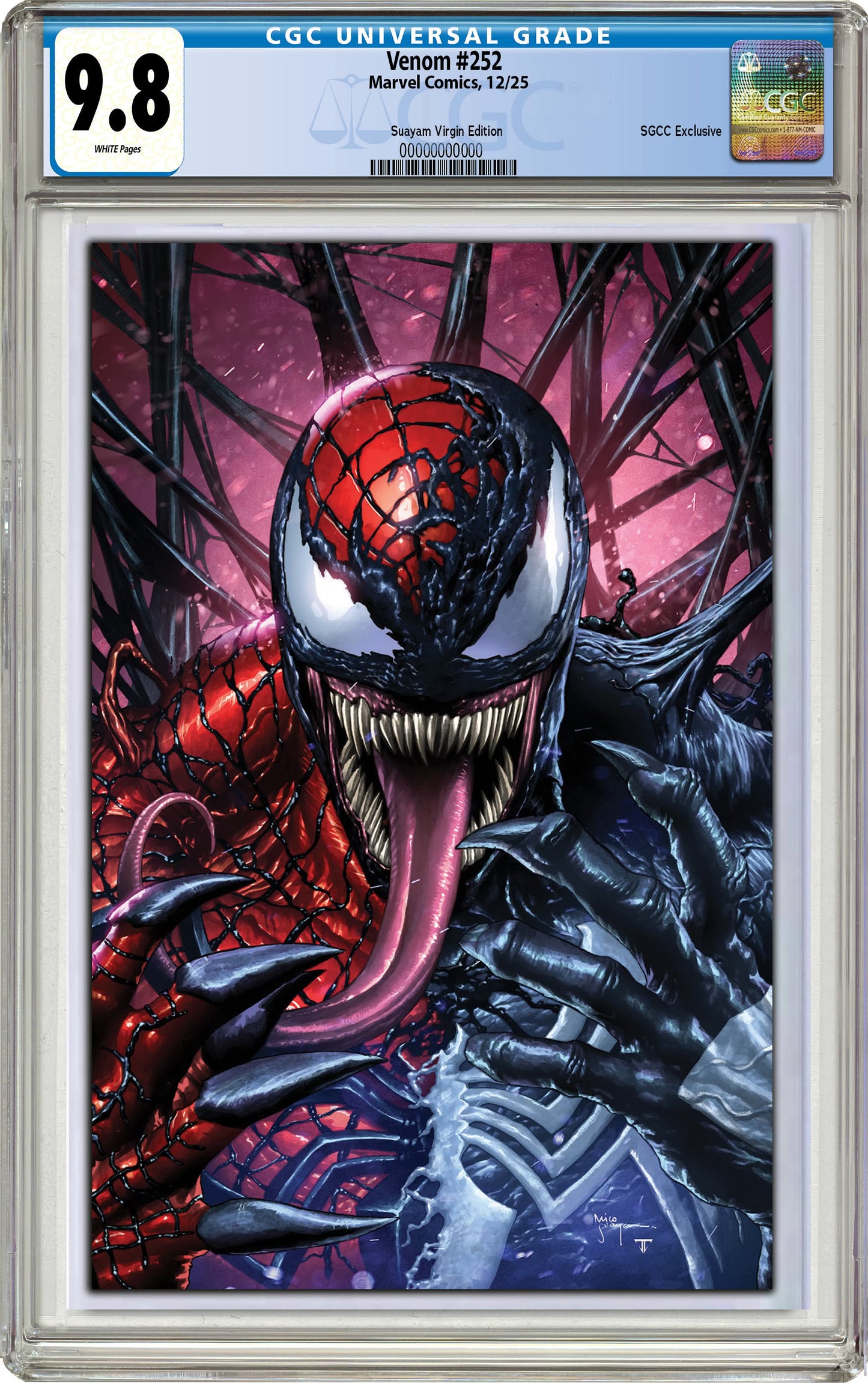 Venom #252 Mico Suayan Virgin Singapore Comic Con Exclusive