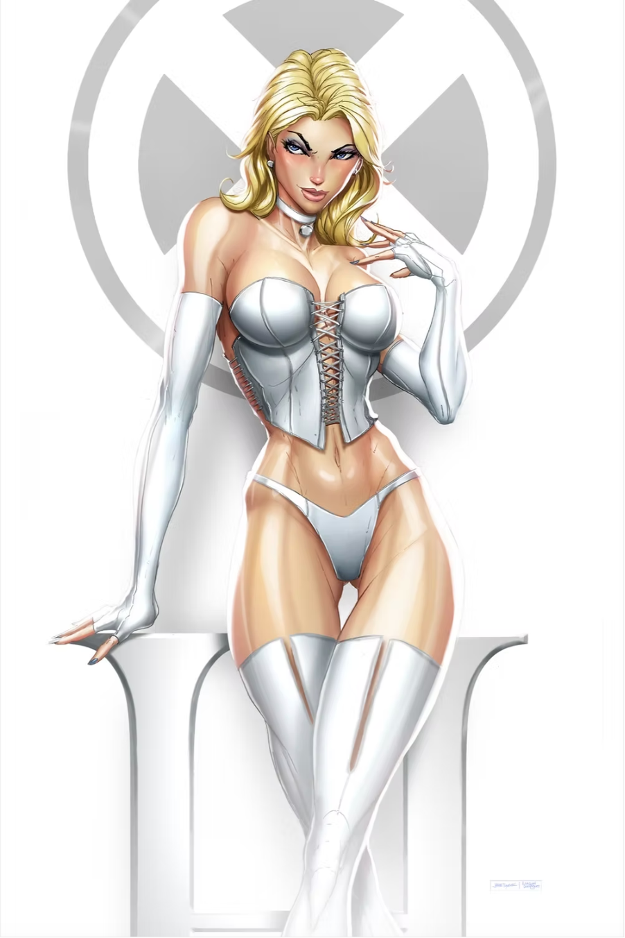 White Widow #7 Jamie Tyndall Frost Cosplay NYCC Virgin Exclusive A