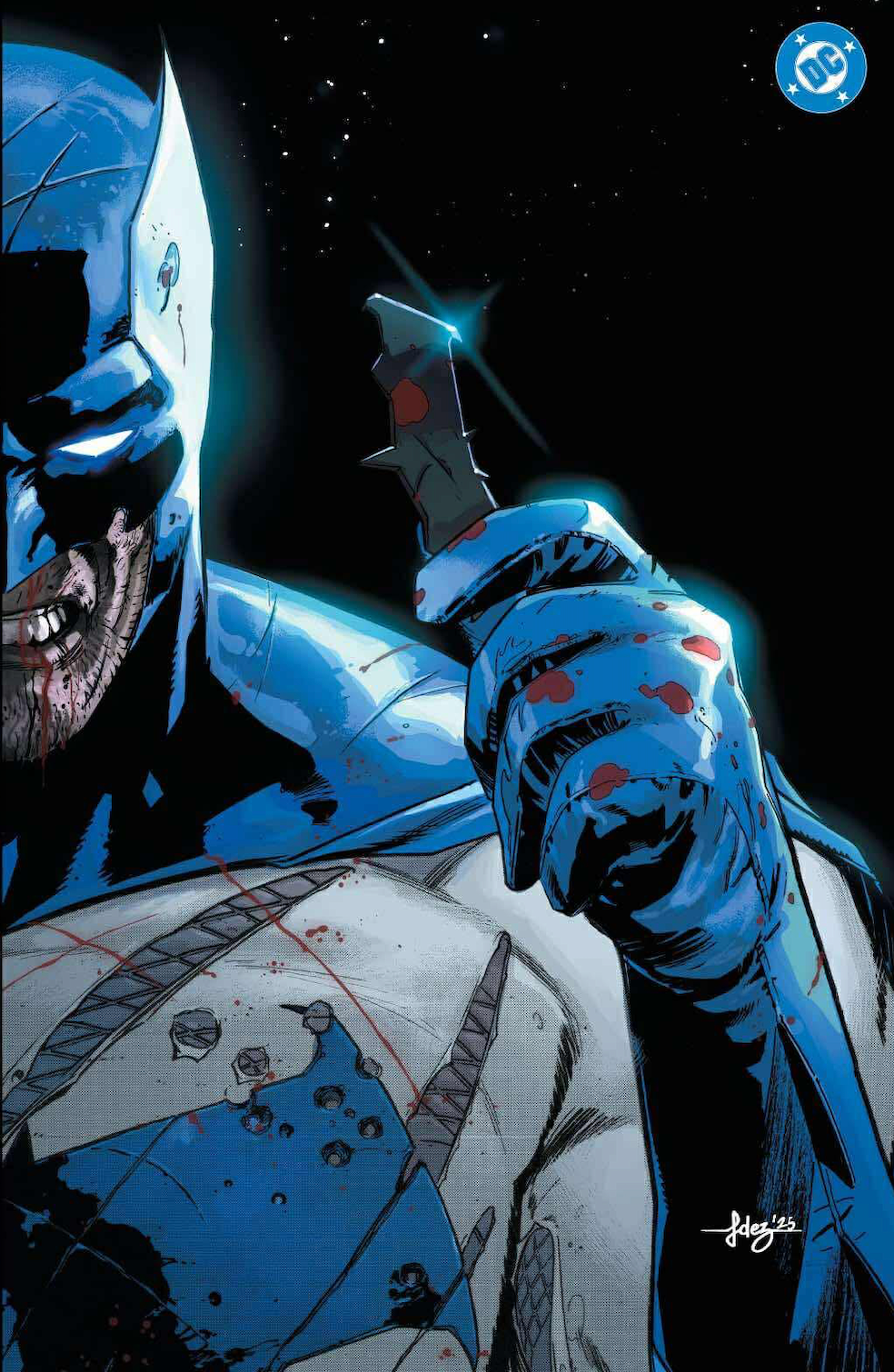 Batman #1 Javier Fernandez Battle Damaged Virgin NYCC Exclusive