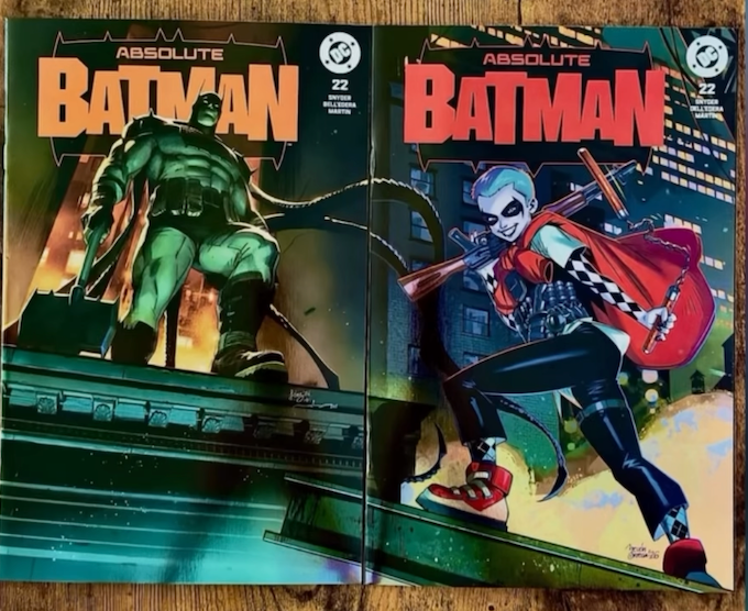 Absolute Batman #22 Javi Fernandez & Belen Ortega Foil Connecting SDCC Exclusives