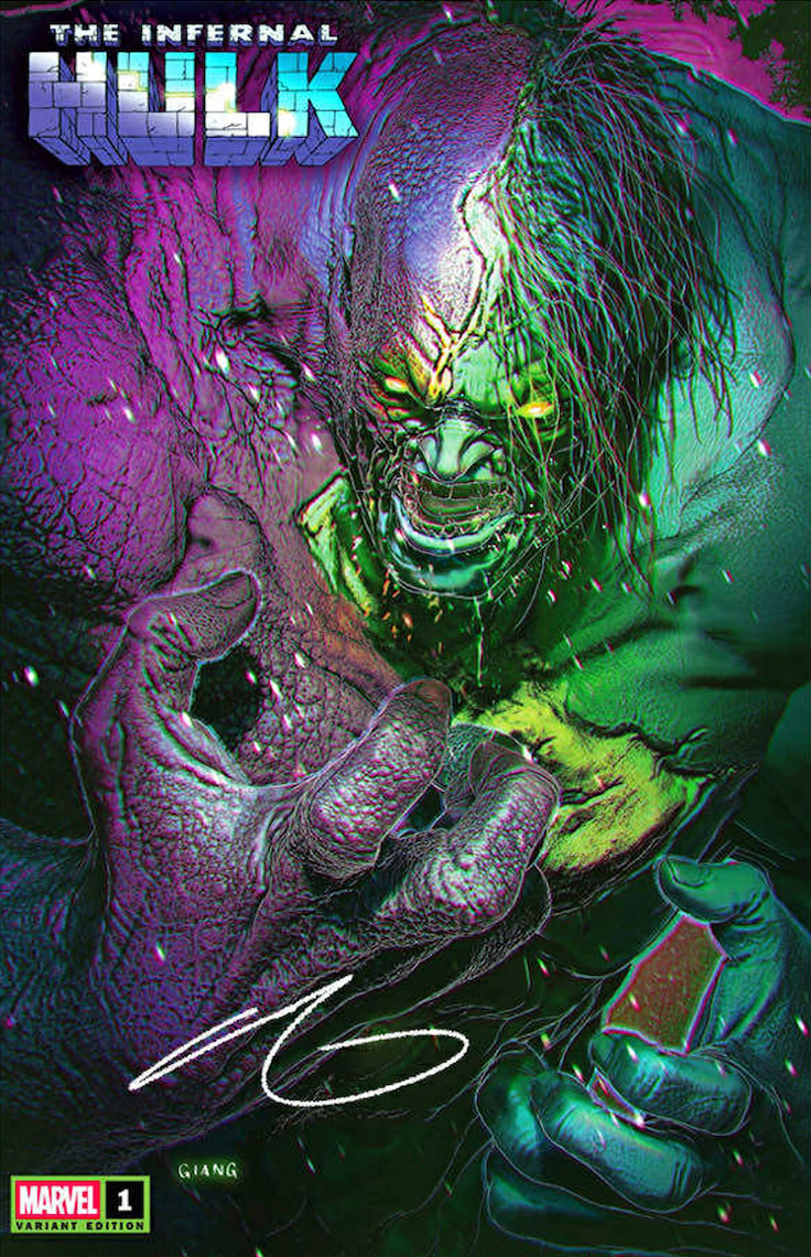 The Infernal Hulk #1 John Giang Singapore Comic Con Exclusive