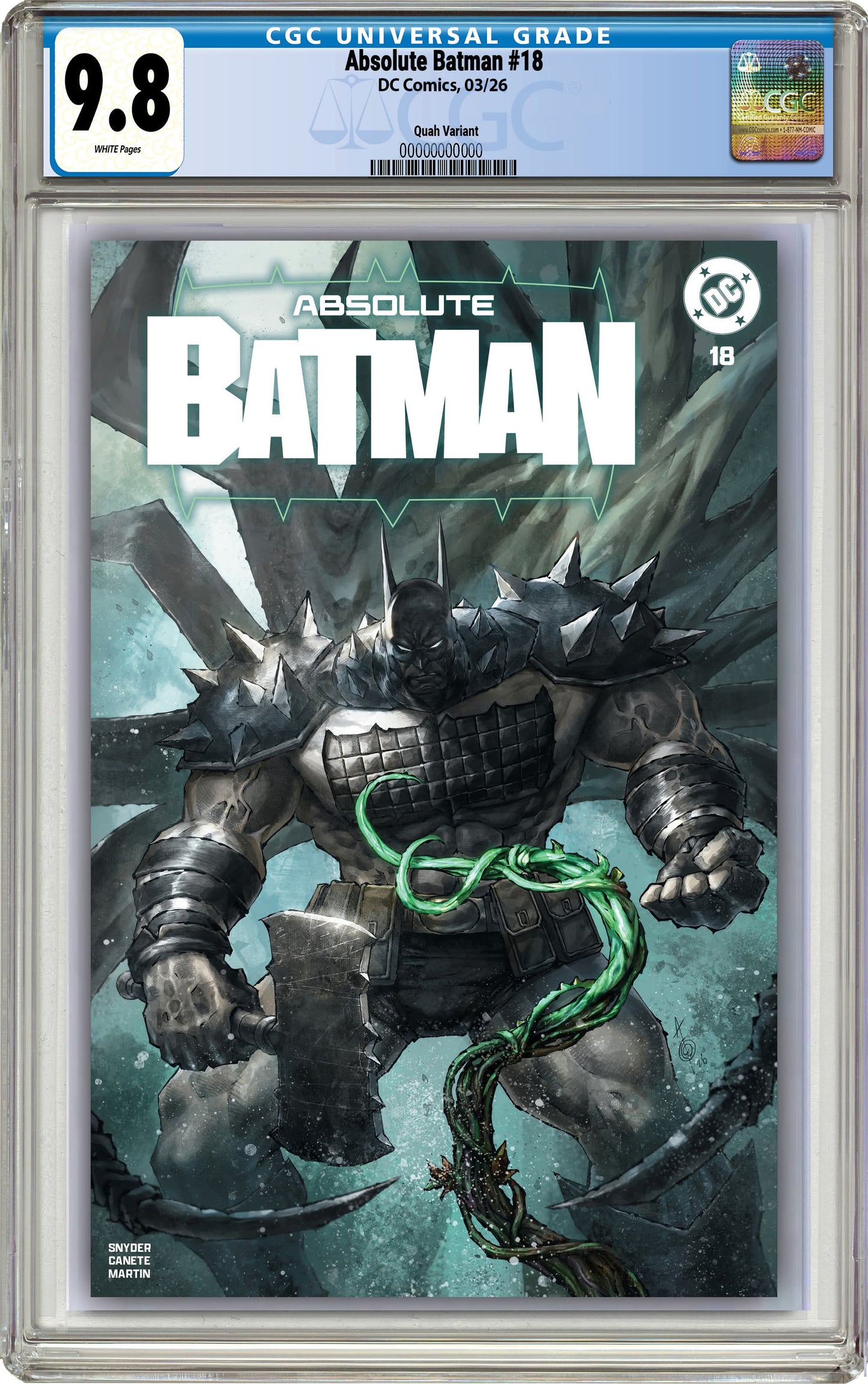 Absolute Batman #18 Alan Quah MegaCon Exclusive