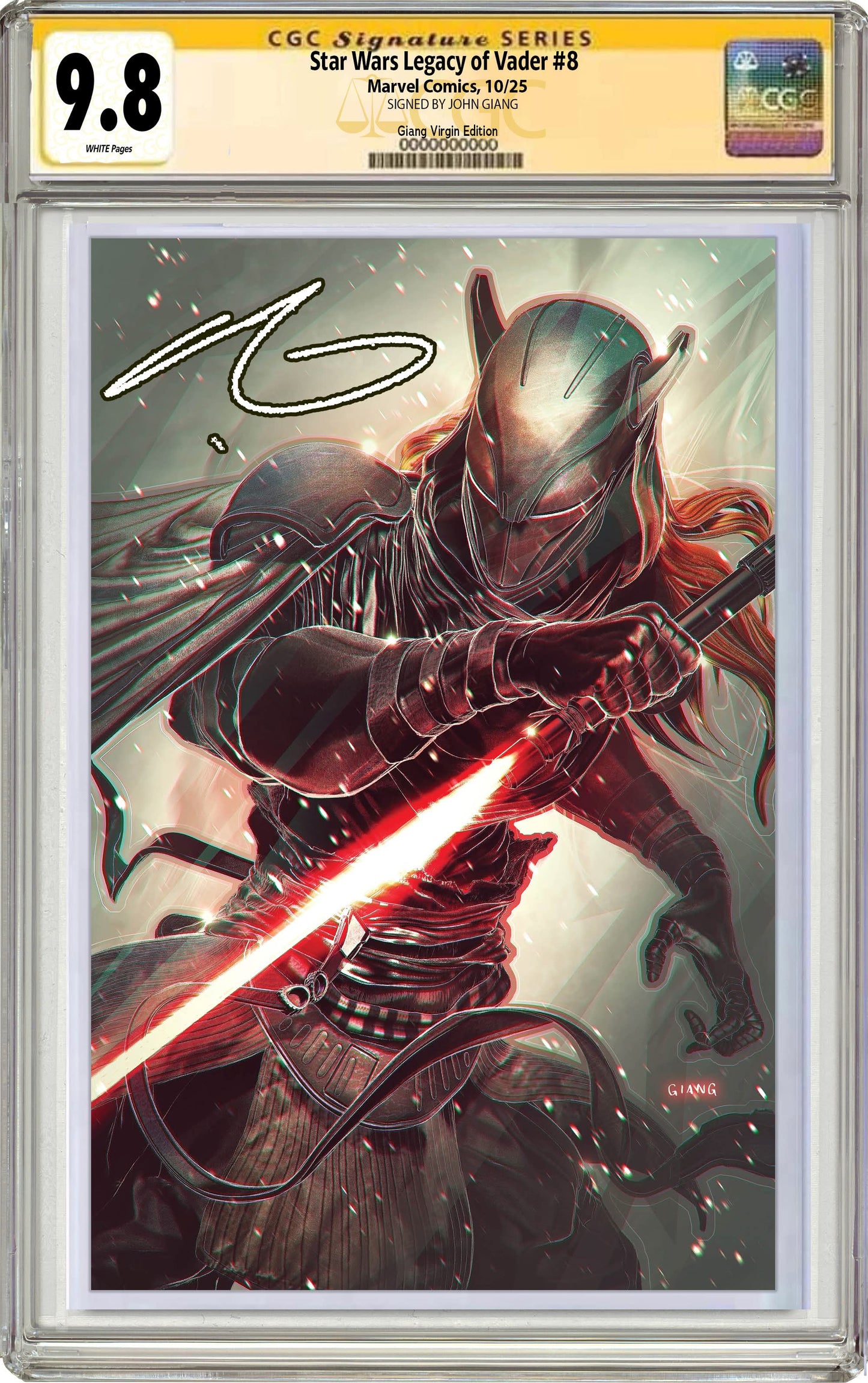 Star Wars Legacy of Vader #8 John Giang NYCC Virgin Exclusive