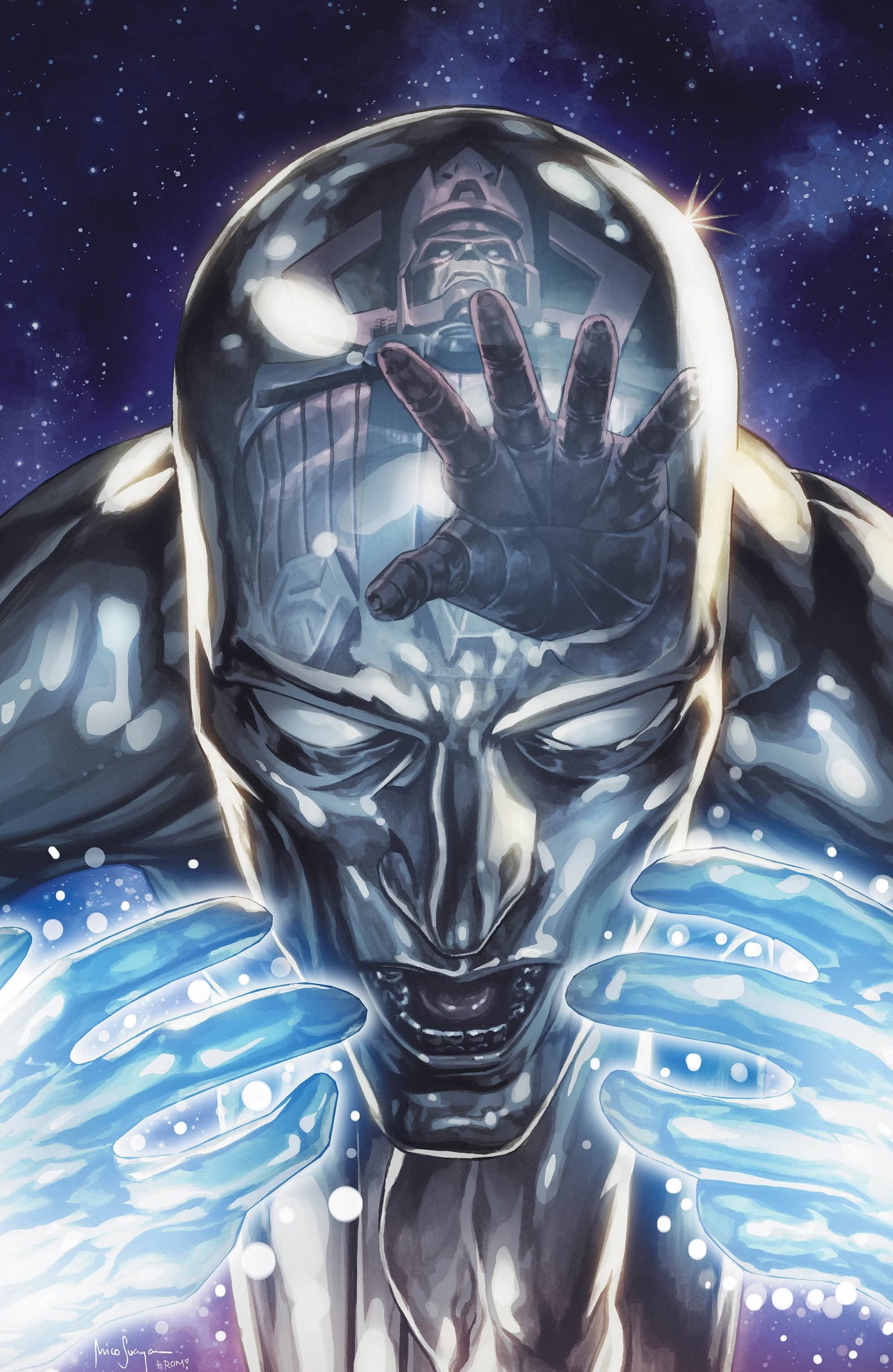Death of Silver Surfer #1 Mico Suayan Heroes Con Virgin Exclusive