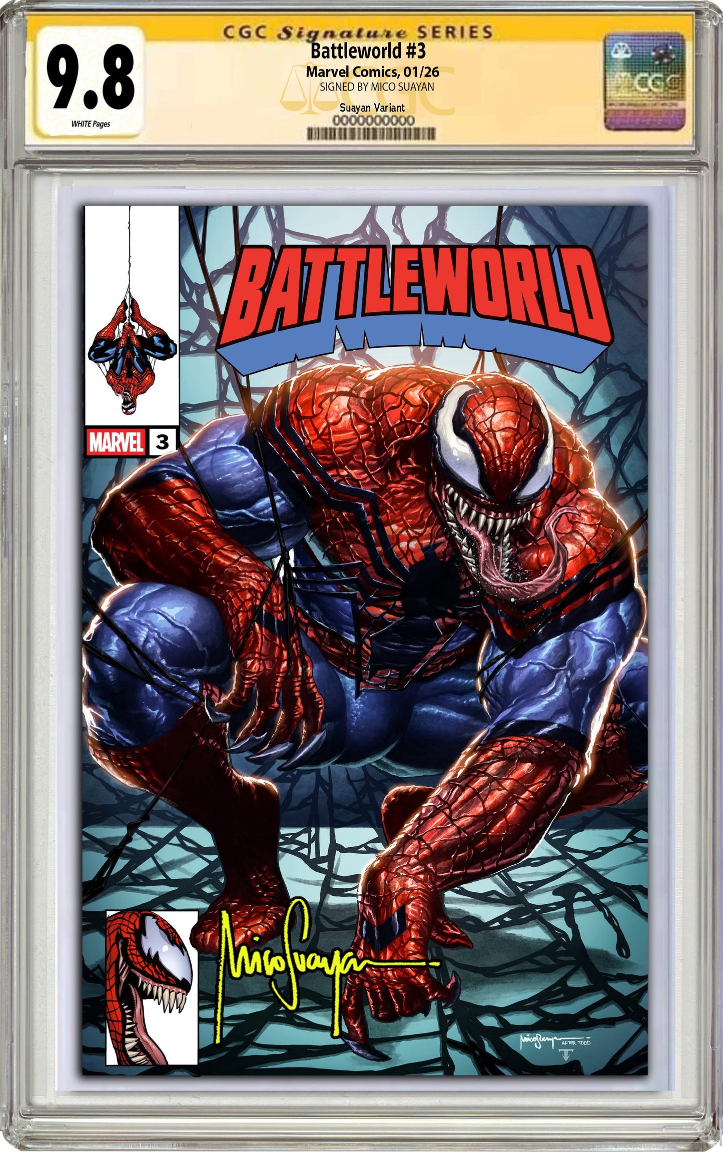 Battleworld #3 Mico Suayan Exclusive Todd McFarlane Homage