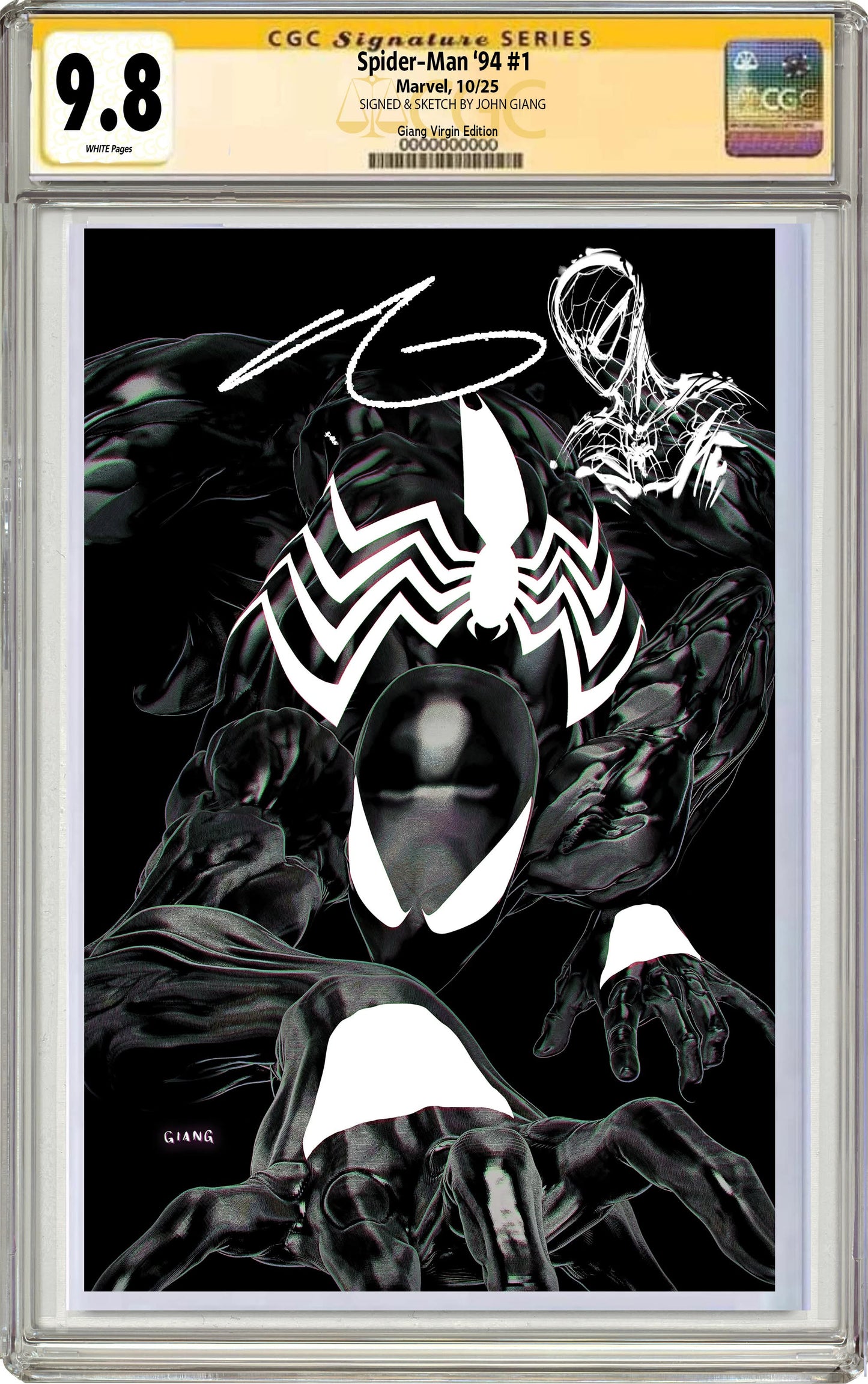 Spider-Man '94 #1 John Giang Negative Bleed Virgin Exclusive