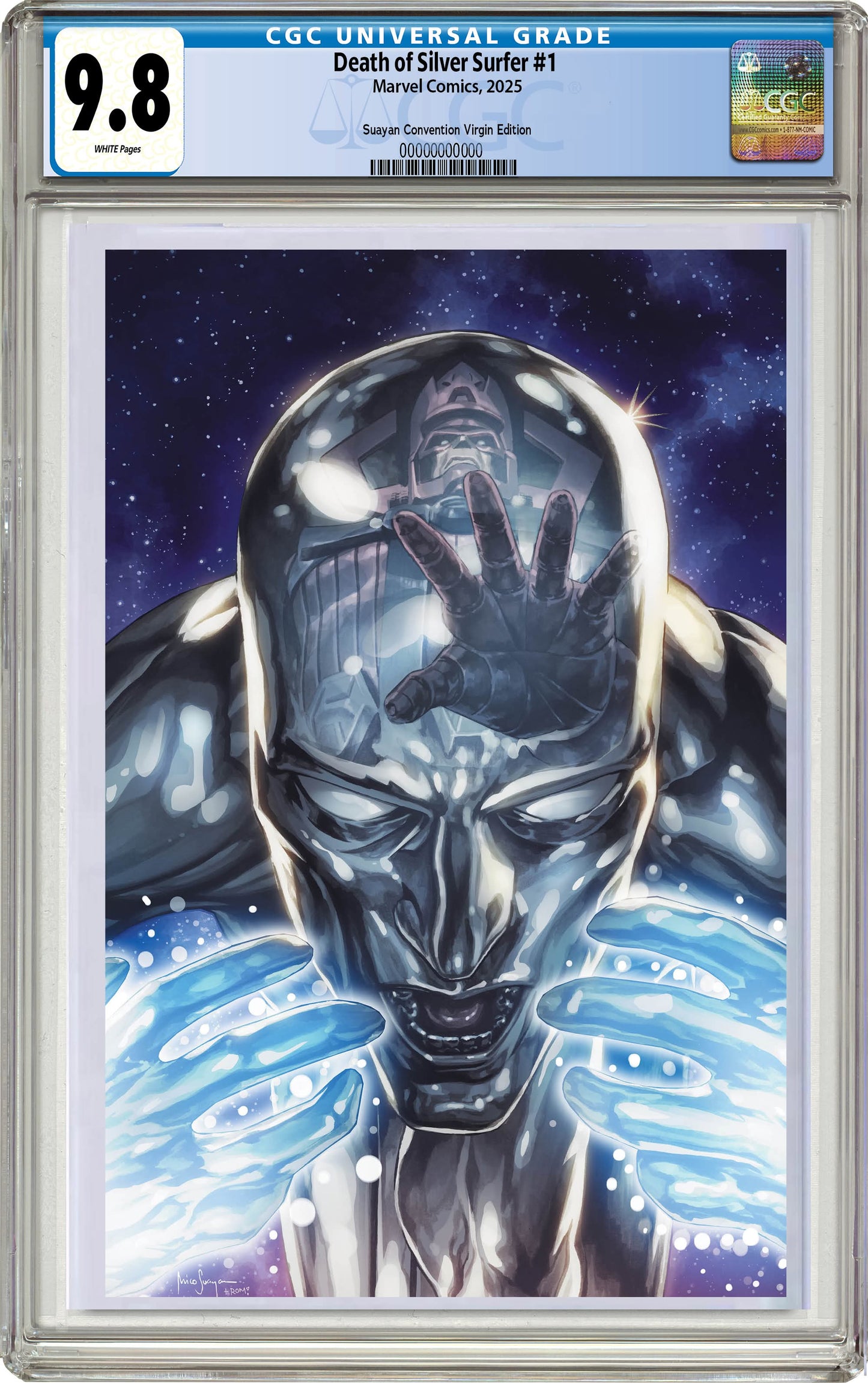 Death of Silver Surfer #1 Mico Suayan Heroes Con Virgin Exclusive